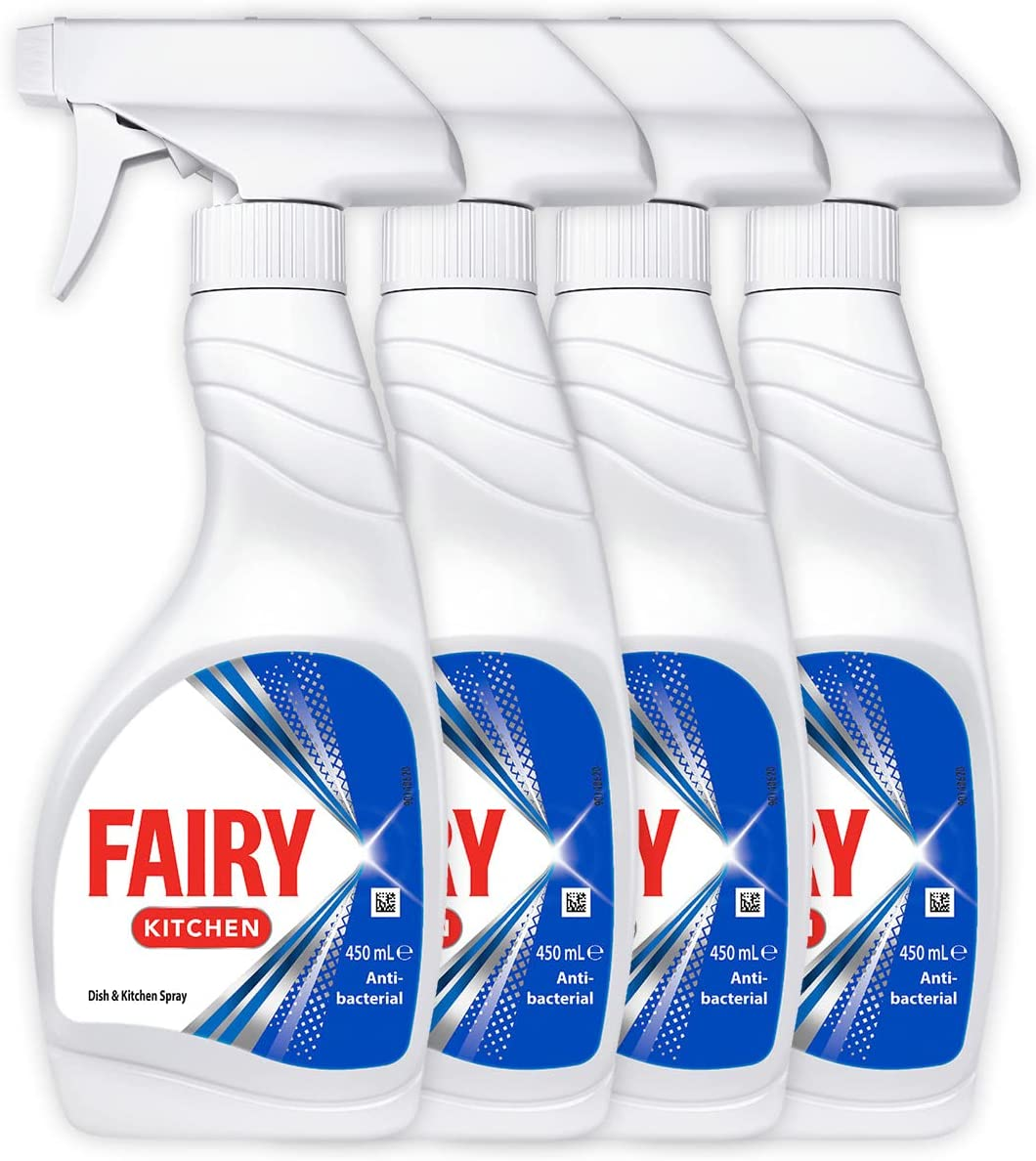 Fairy Dish and Surface Antibacterial Kitchen Spray Value Bundle (4X450Ml) image number 3