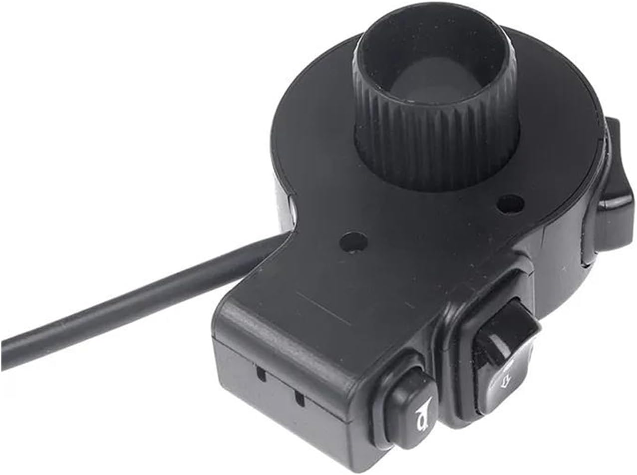 Motorcycle Handlebar Switch 3 in 1 Motorcycle Switch Electric Bike Scooter ATV Quad Light Turn Signal Horn On/Off Button for 22Mm Dia Handlebars Motorbike