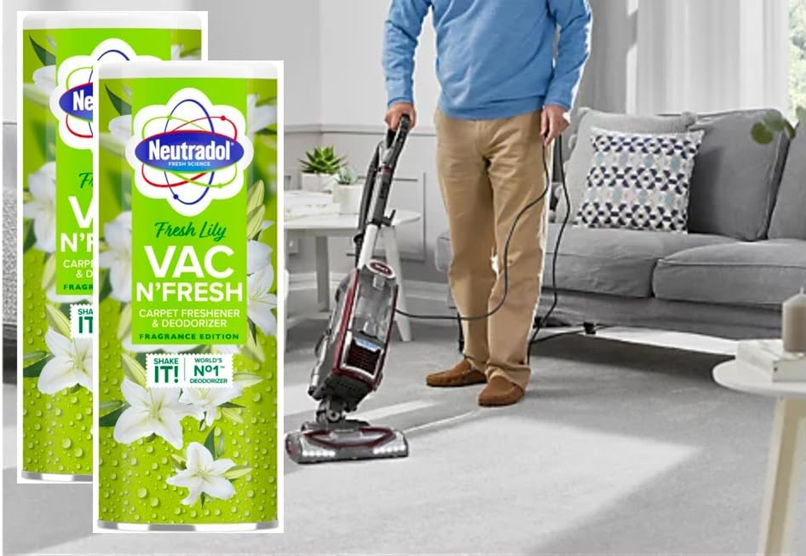 NEUTRADOL CARPET FRESHENER and DEODORIZER VAC N FRESH FRESH LILY 350G image number 2