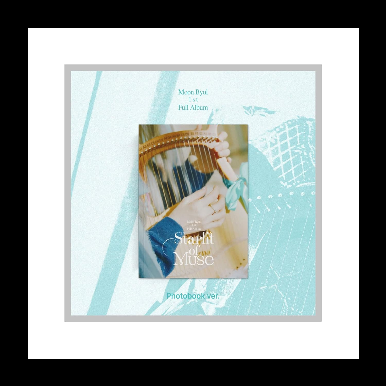 MAMAMOO Moonbyul Starlit of Muse 1St Album Photobook Version Cd+1P Folded Poster on Pack+112P Photobook+1Ea Bookmark+1P Photocard+1P Lyrics Paper+1Ea Sticker+1P Postcard+Tracking Sealed MOONSTAR image number 1