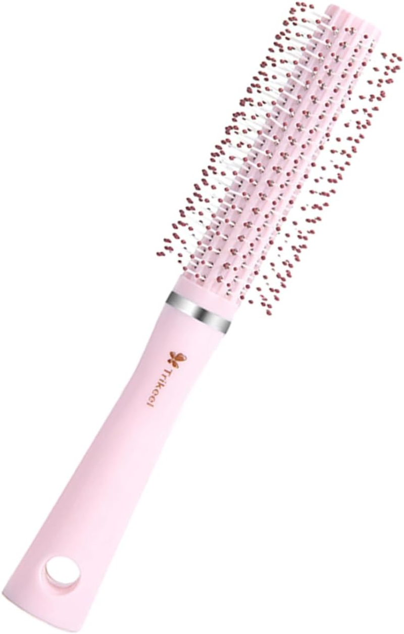 ADOCARN Volume and Bounce round Brush for Curly Hair Detangling Styling Brush for Blow Drying for Women image number 1