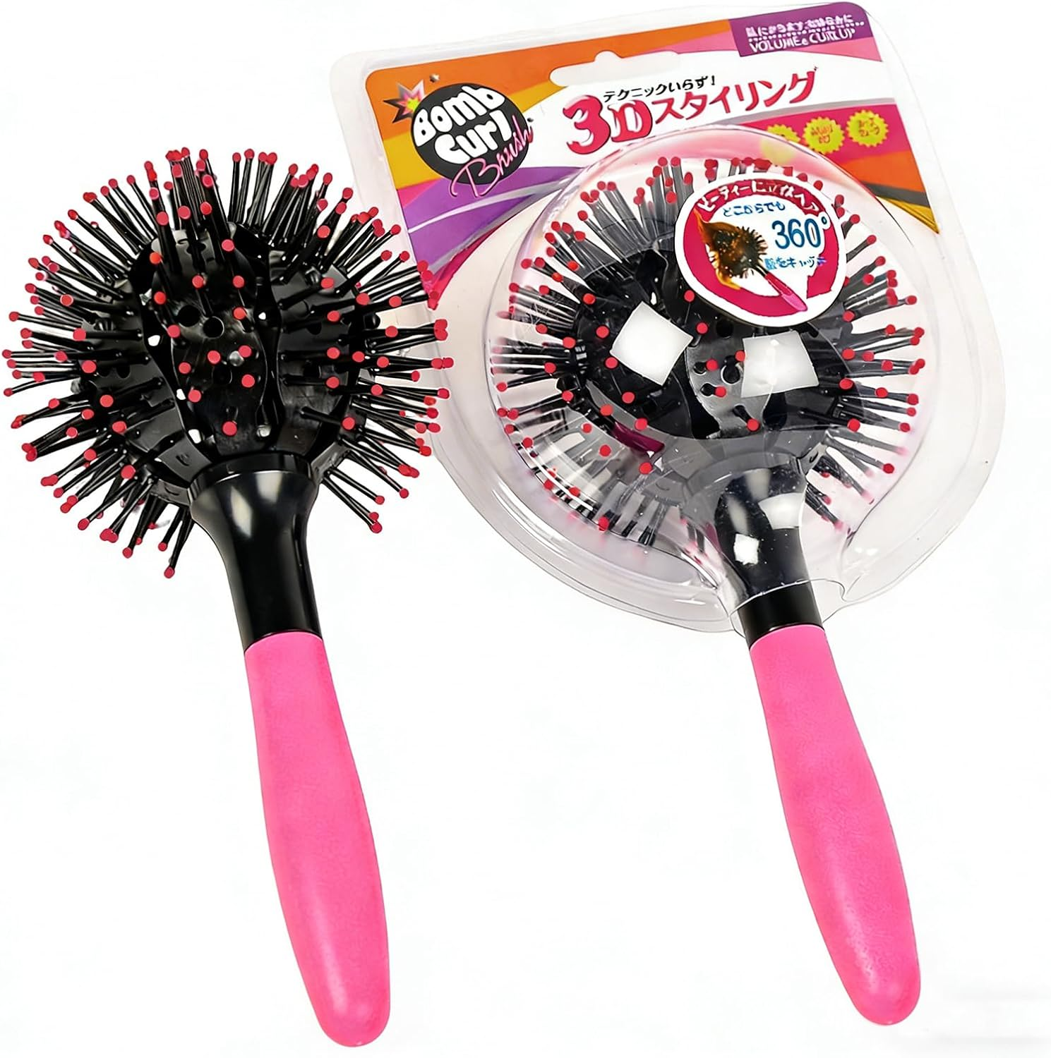 Youery round Brush for Volume Curls, round Brush for Detangling, Easy Styling with Hair Dryer, Creates Salon Quality Beach Waves image number 5