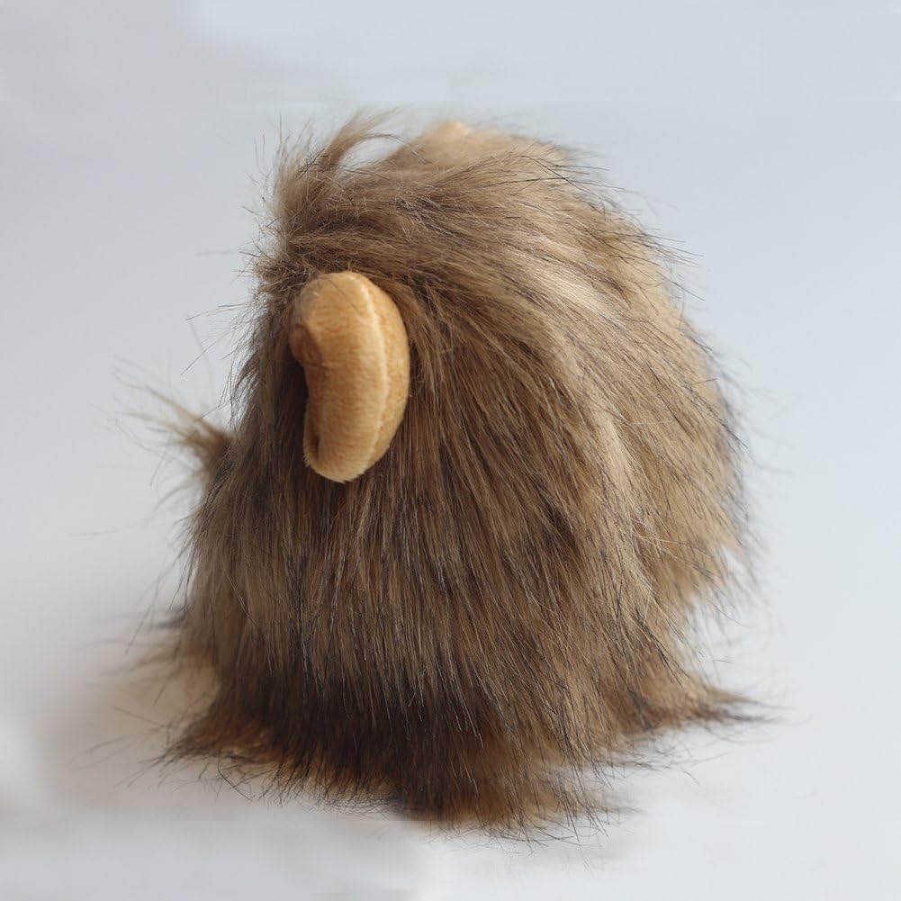 Bello Luna Lion Mane Wig for Dog and Cat Costume Pet Adjustable Washable Comfortable Fancy Lion Hair Dog Clothes Dress for Halloween Christmas Easter Festival Party Activity