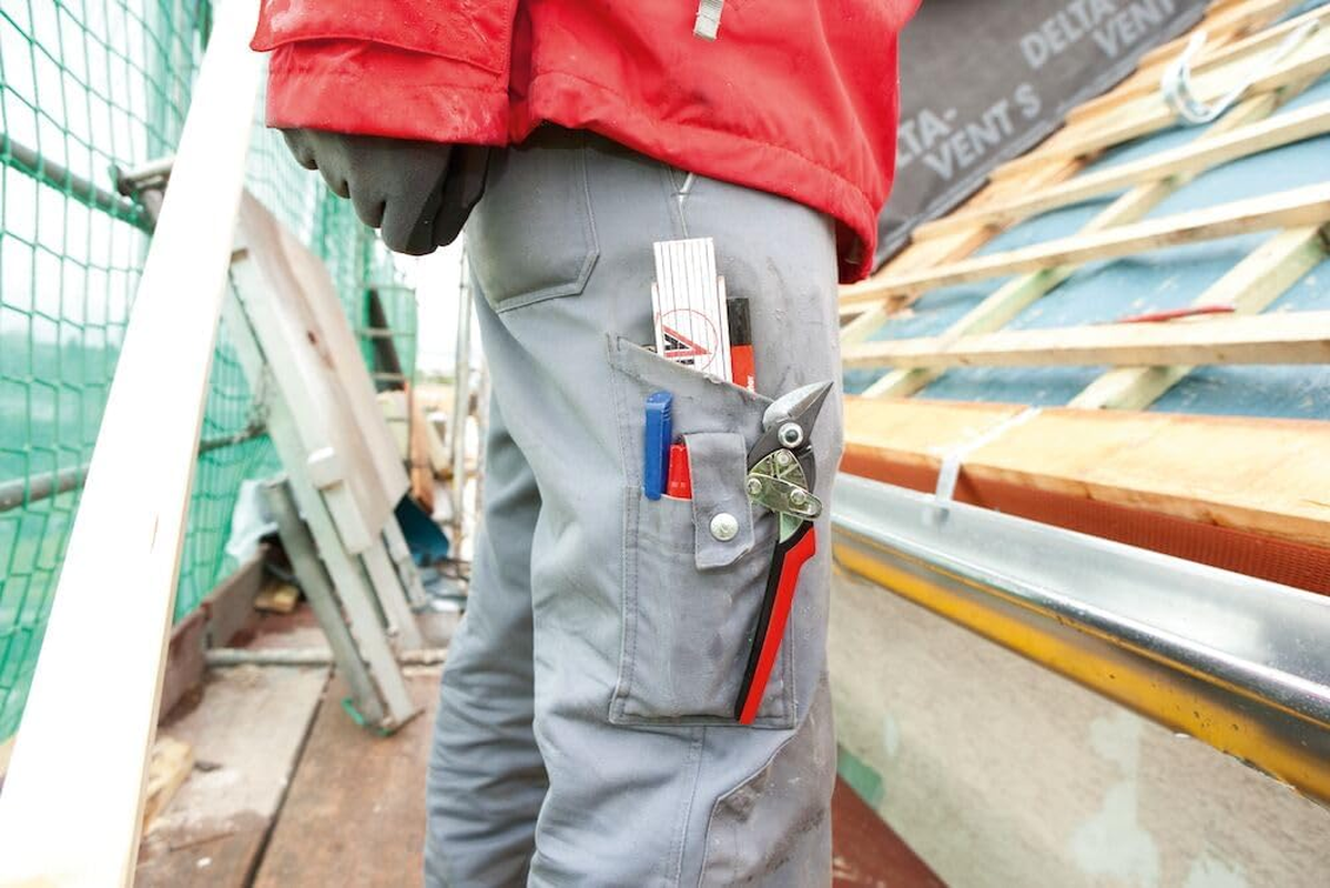 ERDI Ideal-Blechschere, Sehr Klein Mit 2-Komponenten-Griff Links 180 Mm image number 3