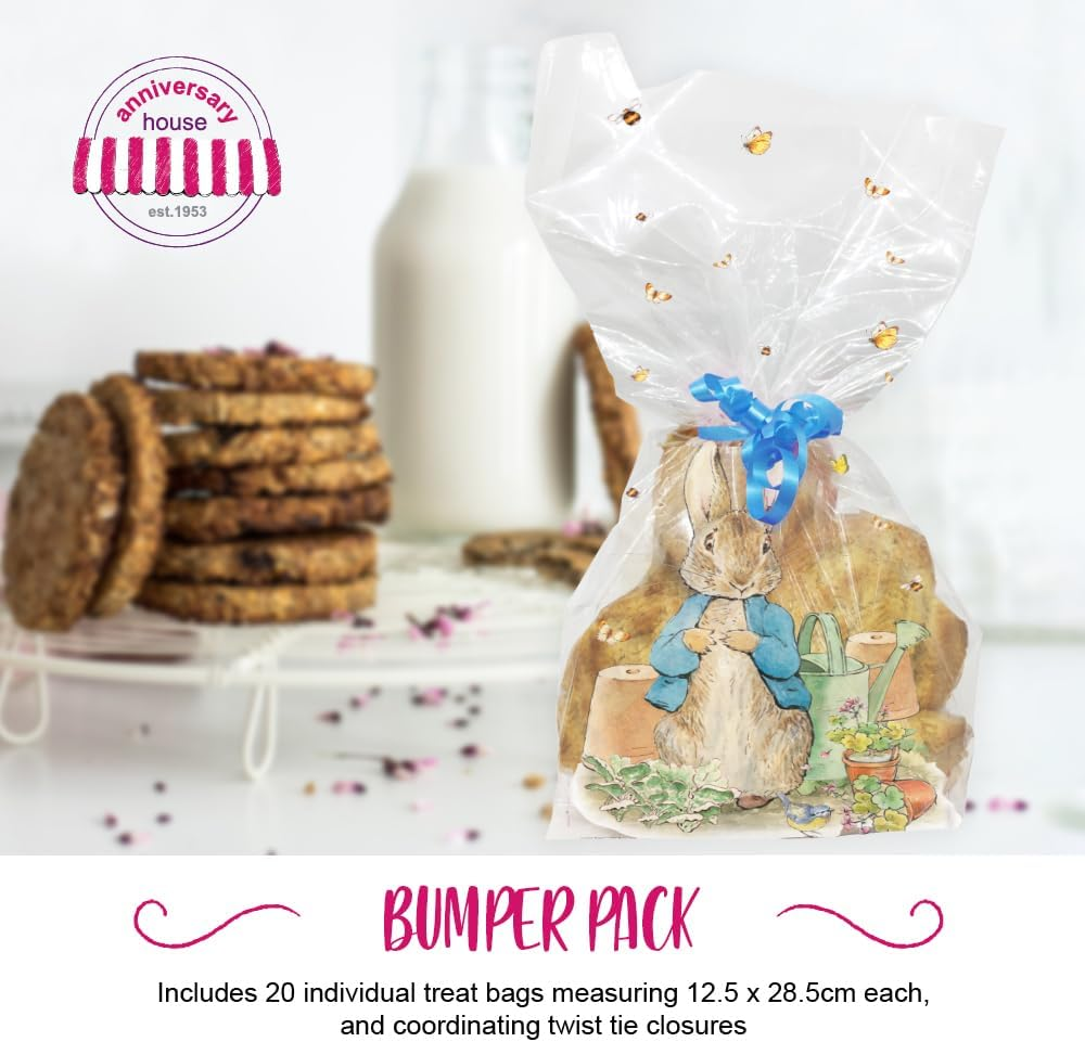 Beatrix Potter&trade; Peter Rabbit&trade; Cello Treat Bags with Twist Ties image number 4