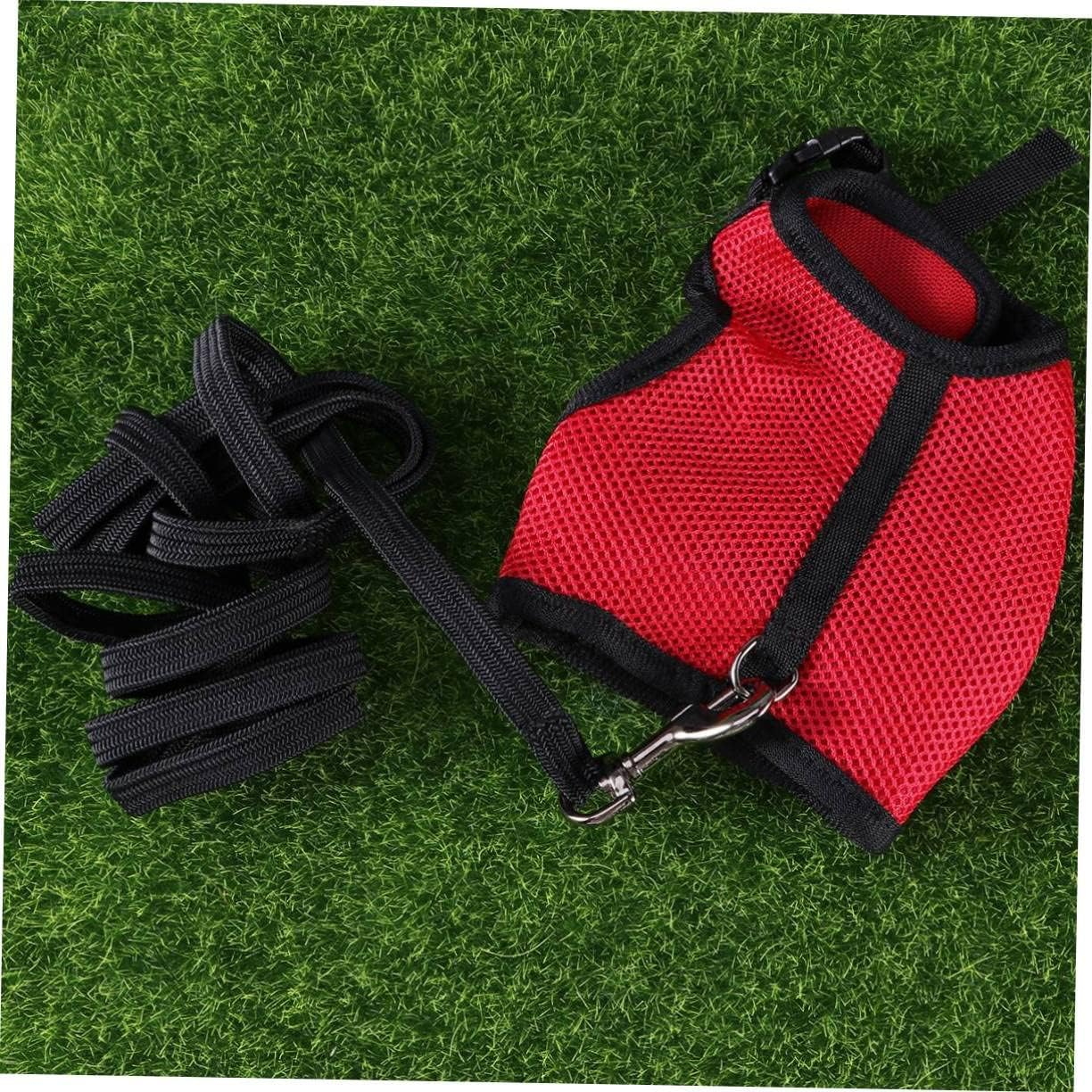 Toddmomy Chihuahua Harness Long Leash Rabbit Harness for Small Pets Comfortable Breathable Quick to Fit image number 4