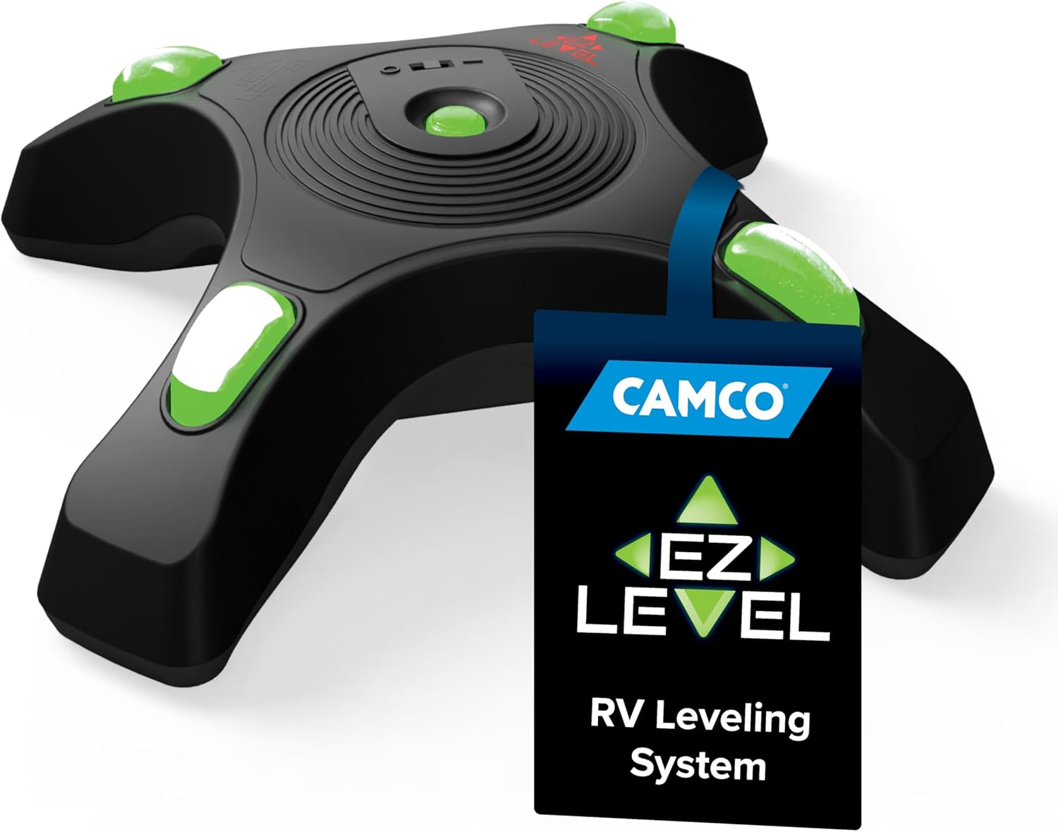 Camco Camper EZ Level - Hassle Free RV Leveling System - Features Illuminated Indicator Lights & Automatic Shut-Off Function When Not In-Use - Includes Pre-Installed On/Off Switch (25505) image number 6
