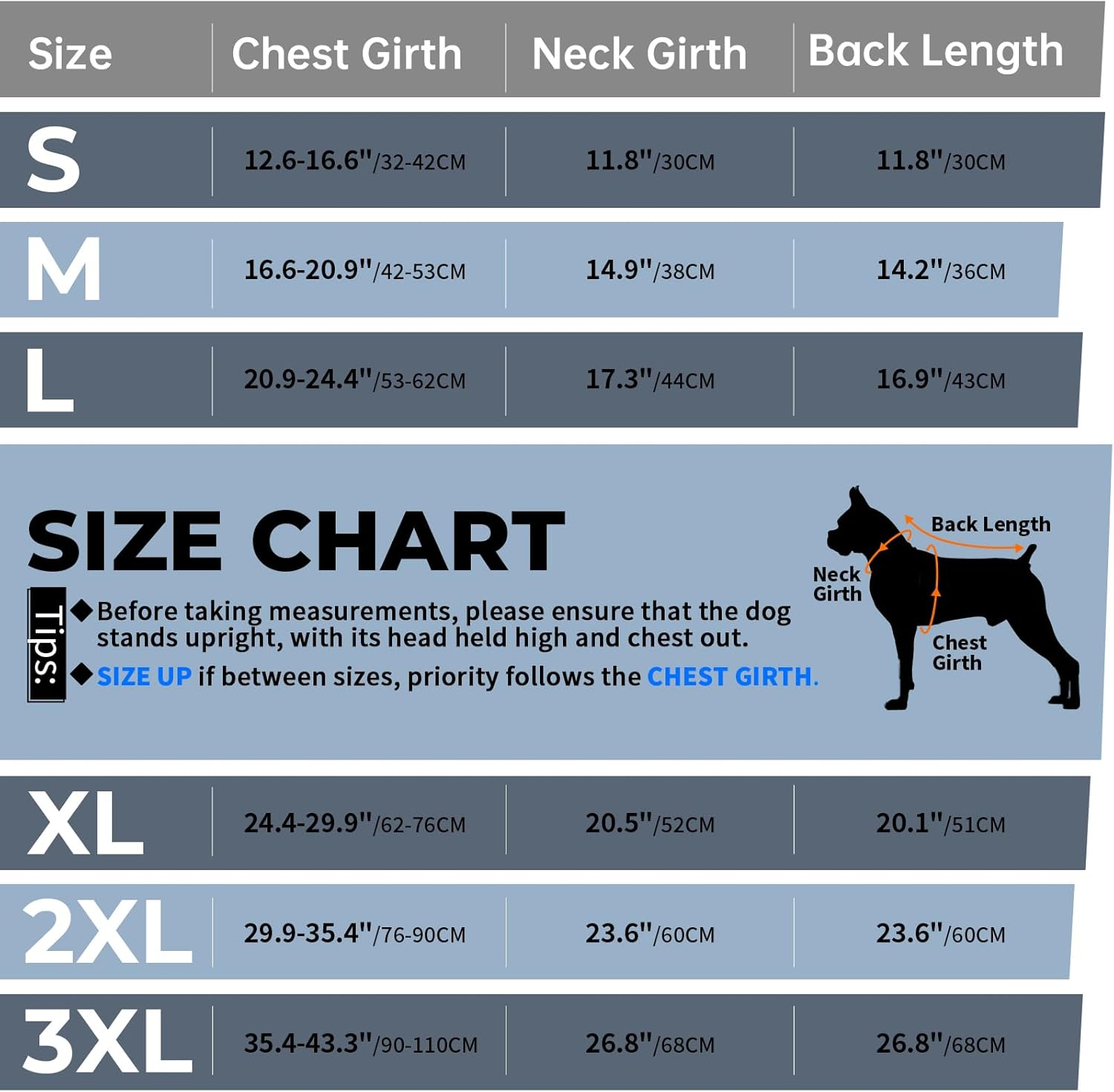 Lelepet Rain Coat for Large Dogs with Strip Reflective, Adjustable Dog Rain Jacket Poncho Hoodies with Hook & Loop Leash Hole, Windproof Clothes Dry Suit for Pets (Grey, 2XL) image number 7