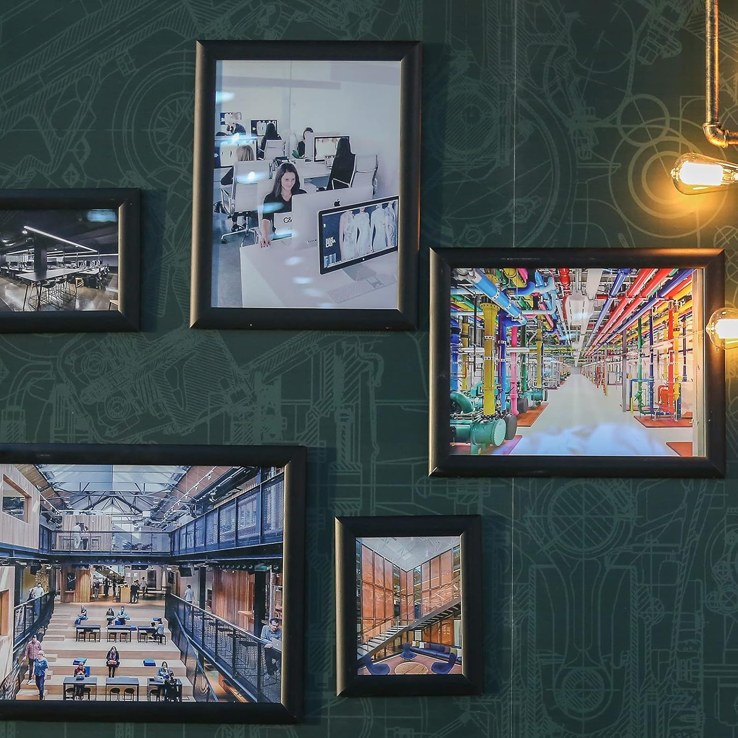 SAVITA 71Pcs Picture Hanging Kit D-Rings Picture Hangers Single Hole Wall Hooks Wall Hangers with Screws and a Screwdriver for Hanging Picture Photo Frames Cross-Stitch (Gold) image number 5