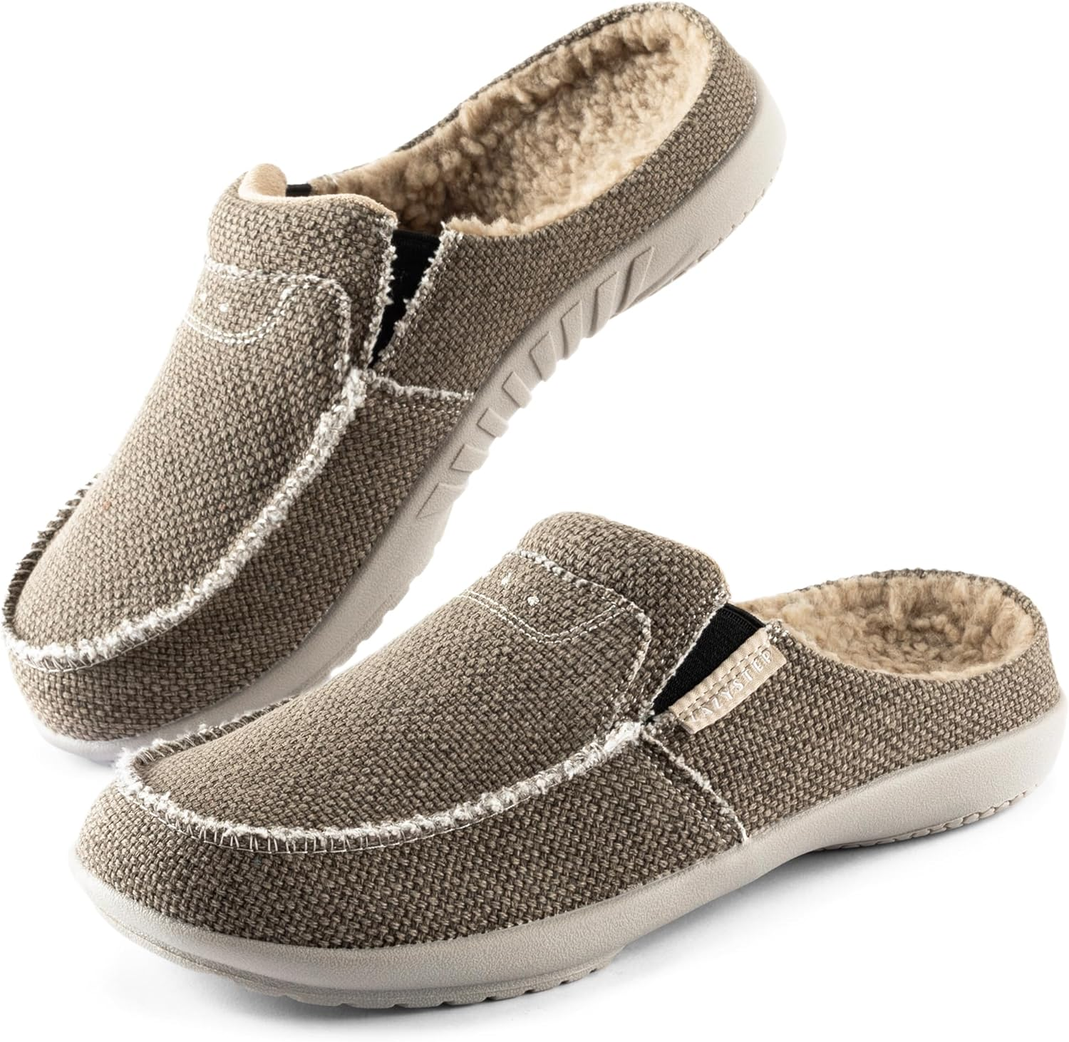 Lazystep Men'S Trevor Orthopedic Slide Slipper with Arch Support