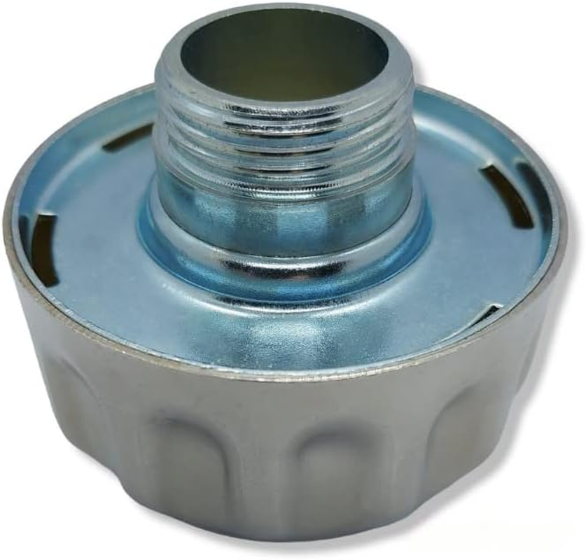 Hydraulic Oil and Fuel Filler Metal Vent Breather Cap for Reservoir Tank (With Flange, BSP 1 in Threaded, 304 (18/10) Grade Stainless Steel) image number 3