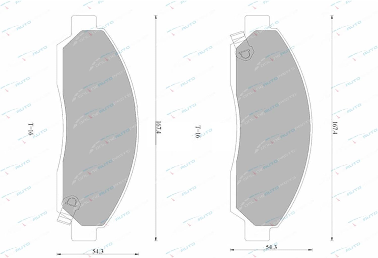 Front Disc Brake Pads Set for Holden Rodeo RA & for Isuzu D-Max TFR85 TFS85 4Cyl 2.4L Y24SE 3.0L 4JJ1 4JH1TC V6 3.5L 6VE1 3.6L LCA 2003 to 2020 image number 1