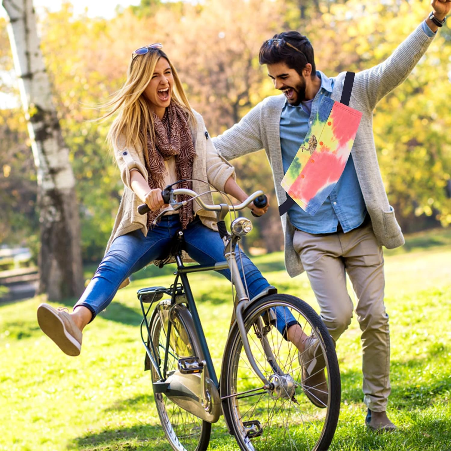 Bearded Dragon Carrier Reptile and Small Pets Travel Sling Adjustable Bearded Dragon Accessories with Harness and Leash (Blue & Green) - Pink With Leash image number 4