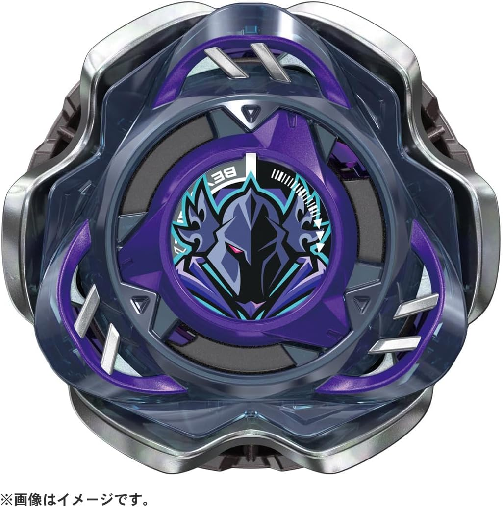 TAKARA TOMY Beyblade X CX-03 Booster Perseus Dark B6-80W Metal Purple Spinning Top image number 2