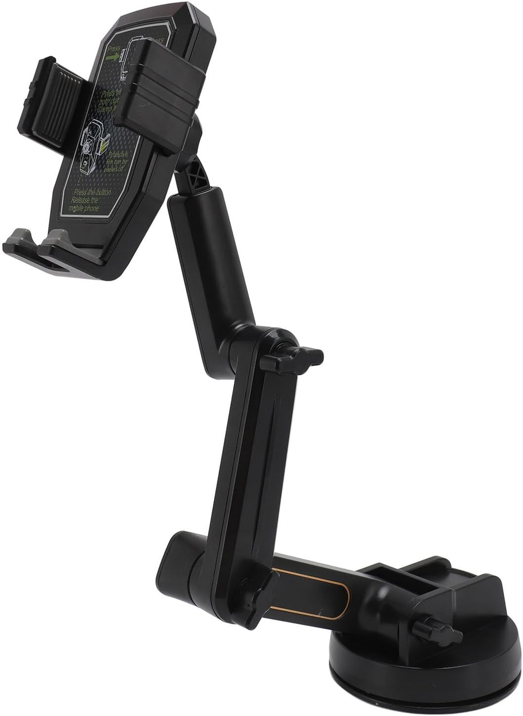 Cat Phone Holder, Truck Phone Holder Mount Stable Black Super Suction Cup for All Phone image number 3