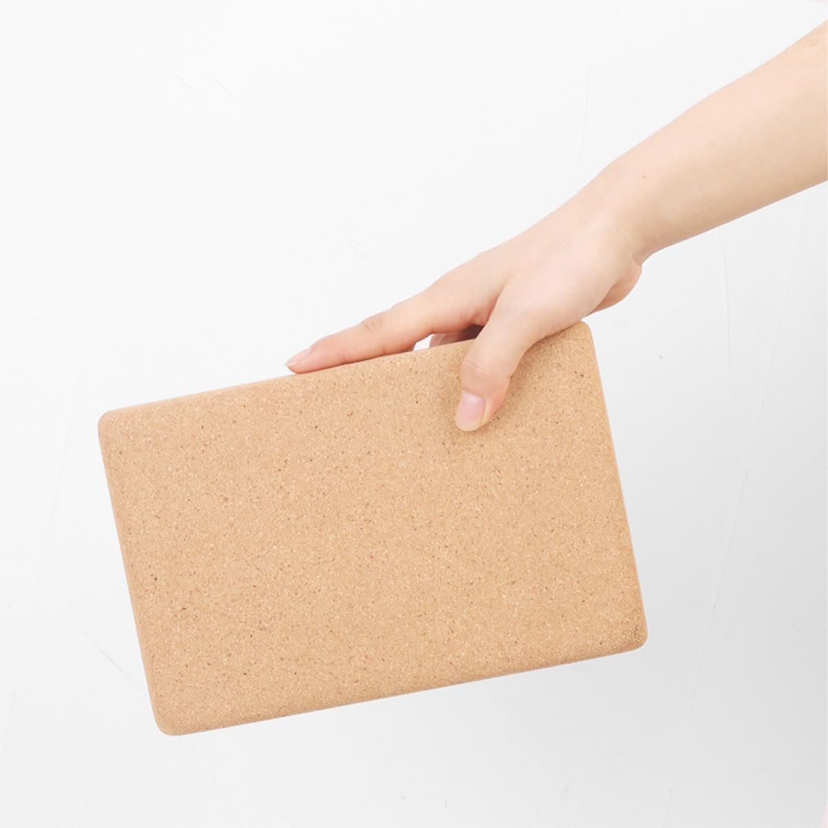 Namvo Cork Yoga Block, Natural Cork Yoga Brick, High Density Eco-Friendly Yoga Accessories for Women, Ideal for Yoga, Pilates, General Fitness and Stretching, 22.5 X 14.5 X 7.5 Cm image number 3