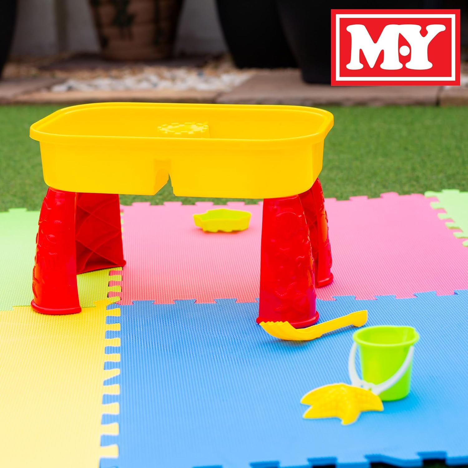 M.Y Large 4Pc Eva Playmats Childrens Playing Safety 60Cm X 60Cm