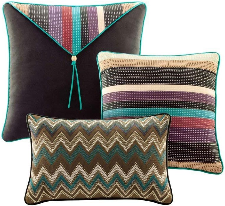 Madison Park Yosemite 6 Piece Quilted Coverlet Set, King, Multicolor