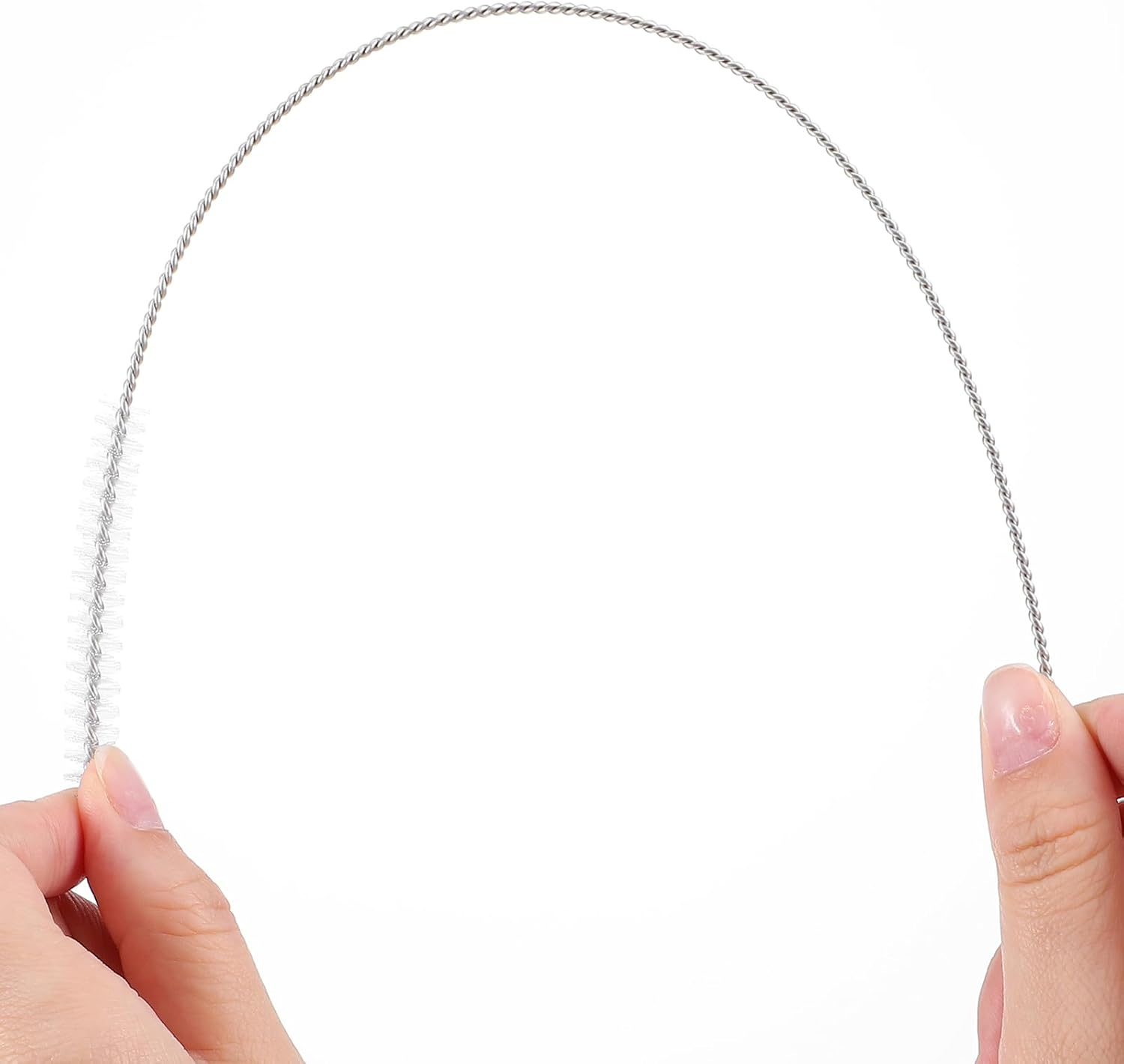 20 Pcs Straw Cleaner Brush 12 Inch Extra Long Straw Brush Reusable Metal Handles Cleaner Brushes Straws Brushes Cleaners with Nylon Bristles for Water Bottle Tubes Drinking Cup Cleaning image number 2