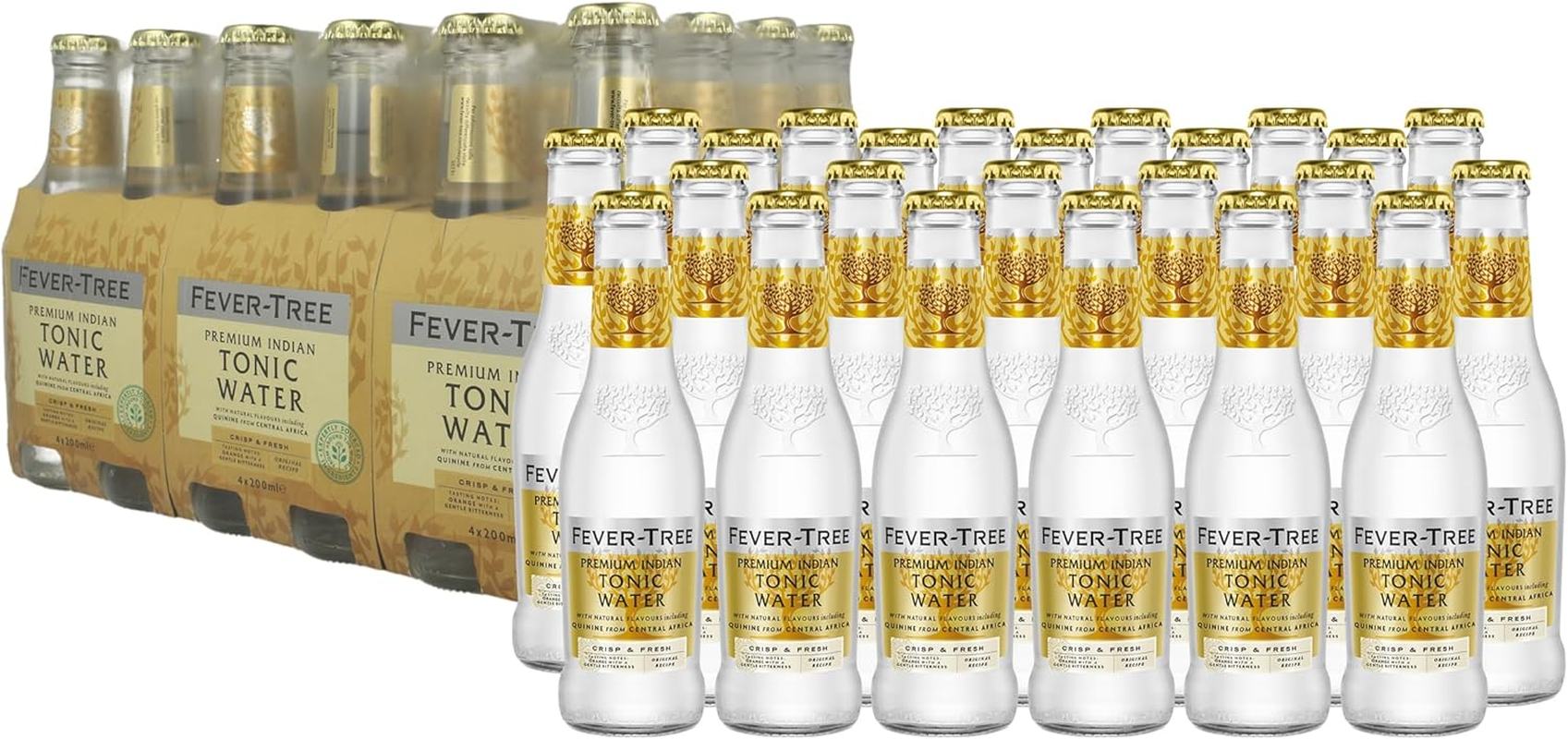Fever Tree Premium Indian Tonic Water Bottles, 200 Ml (Pack of 24) image number 5