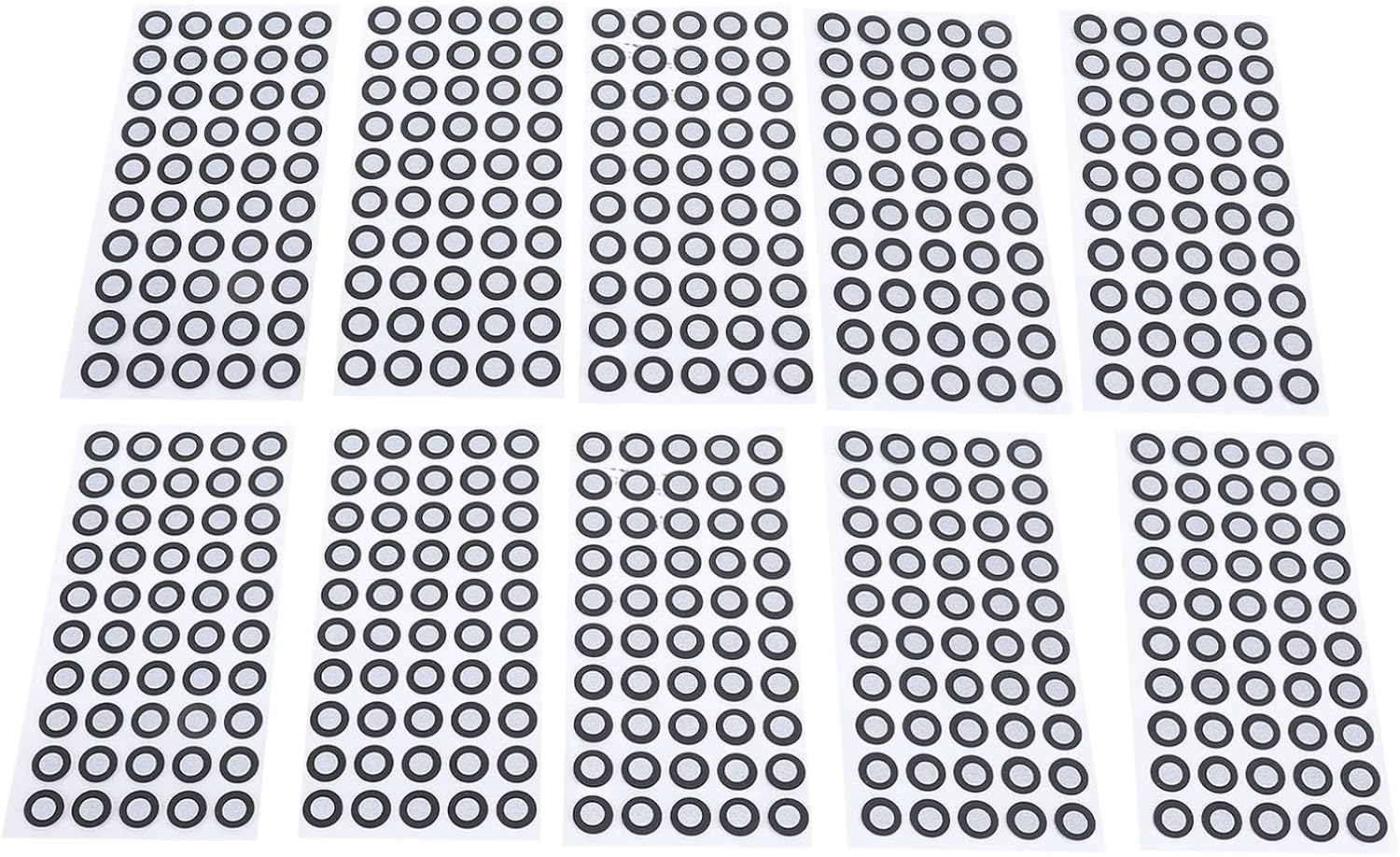 3D Scanning Marker, 10 Sheets 6Mm ID 10Mm OD Reference Point Diffuse Reflection Markers, Waterproof 3D Scan Optical Tracking Dots for 3D Scanner image number 5