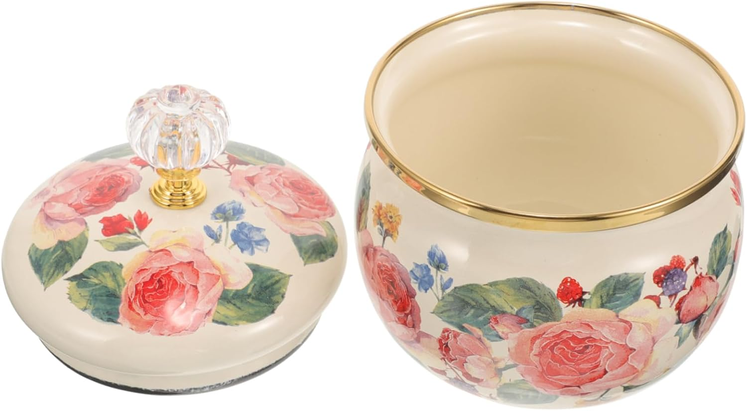 Mikinona Enamel Spice Jar for Home and Restaurant for Seasoning and Candy Storage and Functional image number 6