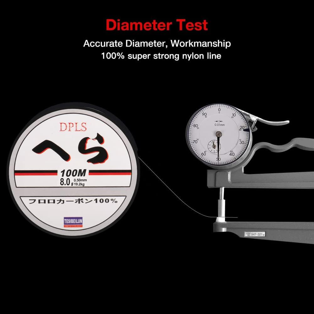 100 Meters Clear Nylon Fishing Line, 0.5 Mm Monofilament, Strong Tension Wire for Fishing, Hanging, Craft image number 3