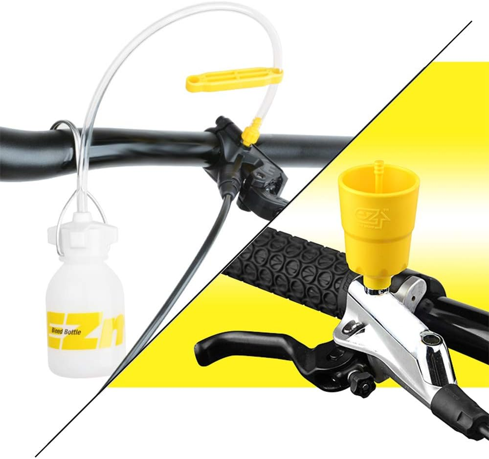 Bike Hydraulic Disc Brake Bleed Tool Bleeder Kit MTB Road Bike Brake Bleeding Kit Bike Mineral Oil Fluid Set Metal Adapter