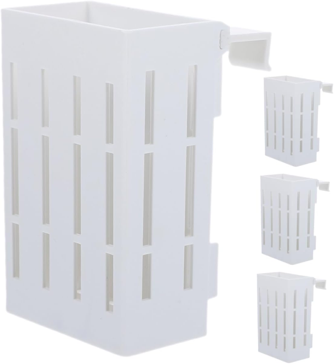 4Pcs Hanging Aquarium Plant Holder Aquatic Plant Pots for Improved Growth for Fish Tank Decoration and Aquatic Cultivation