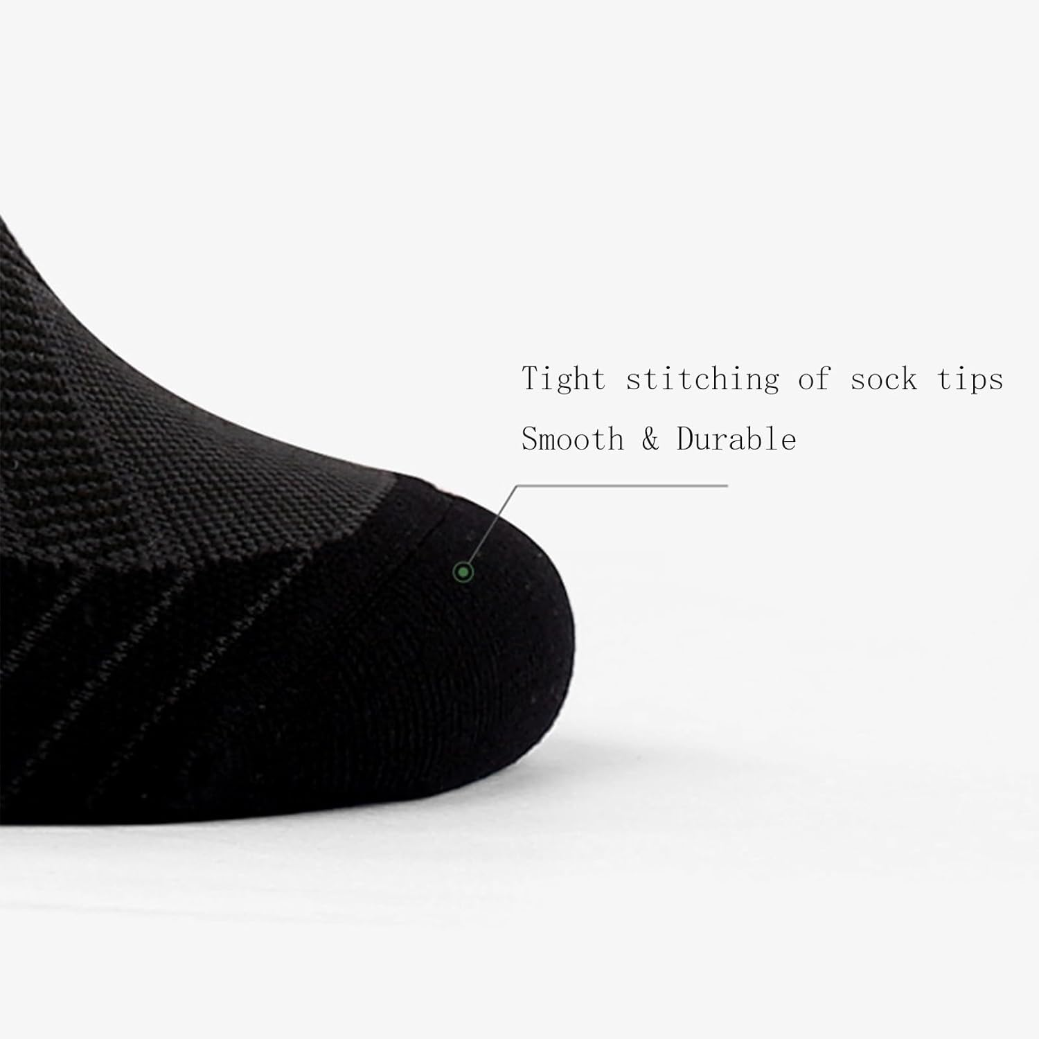 6 Pair Compression Sport Running Socks for Women Men, Seamless Cushion Plantar Ankle Support Socks, High Elastic Nylon Compression Socks, Soft Football Pressure Socks, Breathable Socks image number 6