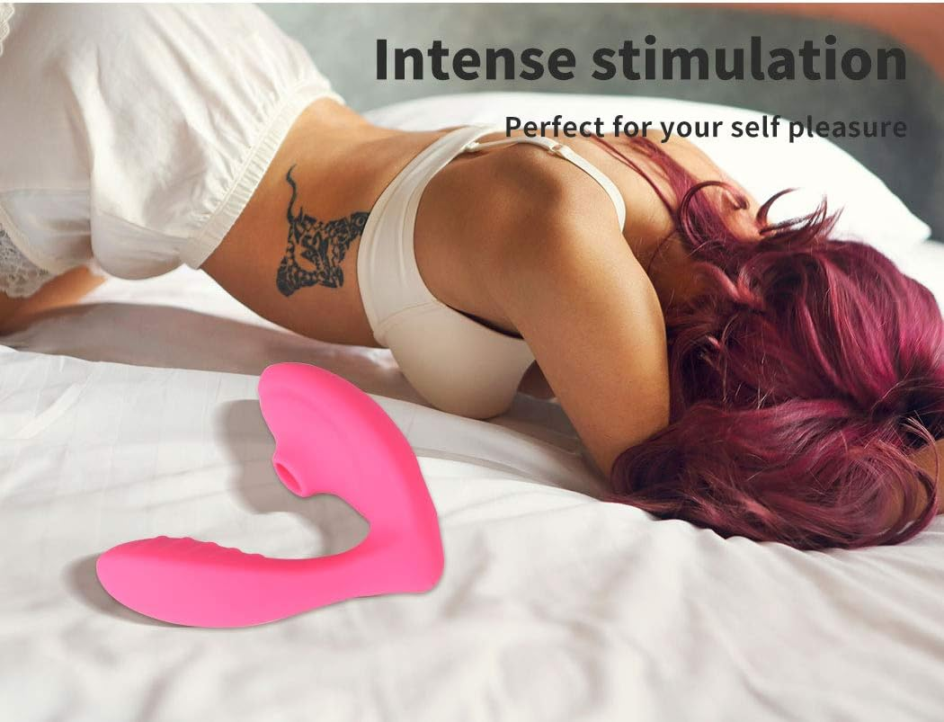 Urway Sucking Vibrator Oral Tongue Clit Stimulator Pump Woman Sex Toys Pink image number 5