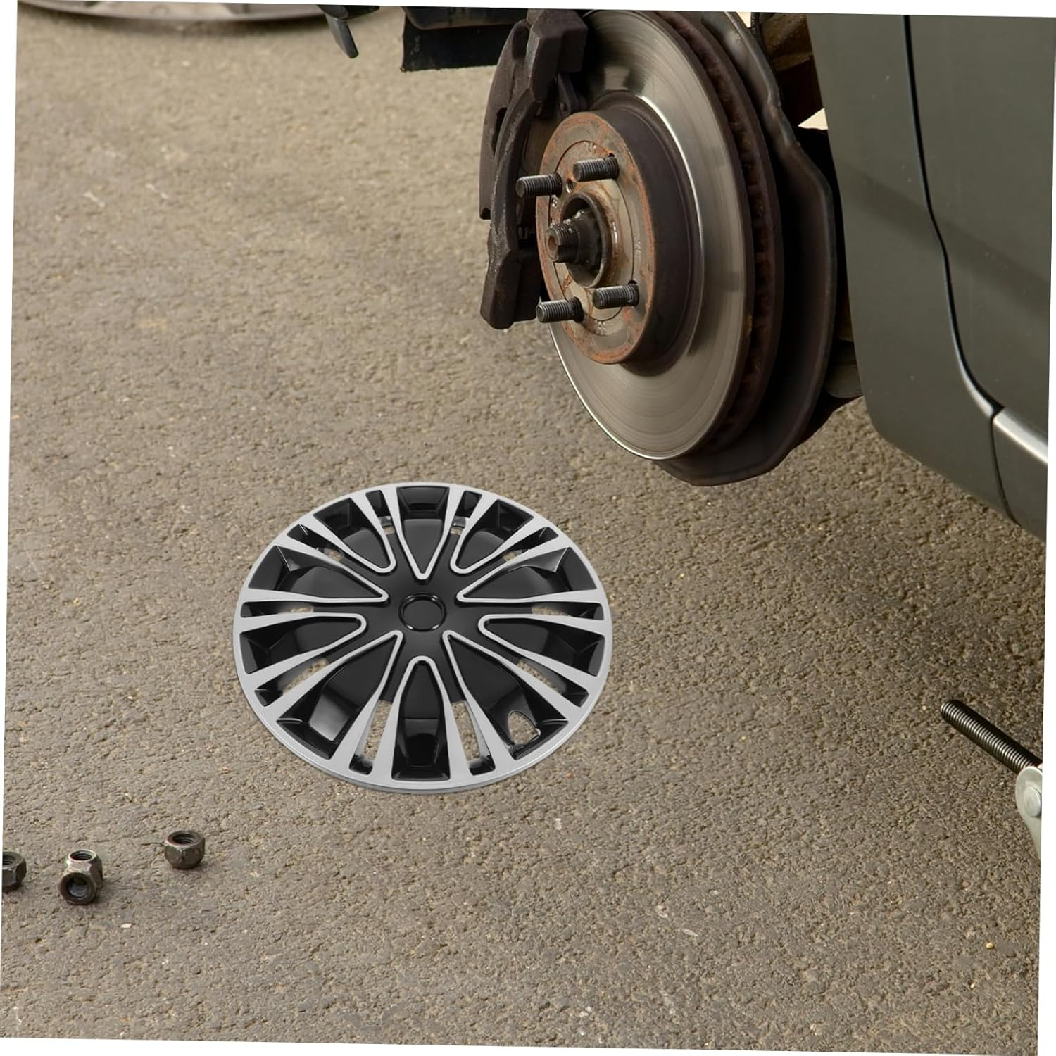 Iplusmile Automotive Wheel Hub Cap Decorative Car Rim Cover for Universal Wheel 14 Inches image number 6