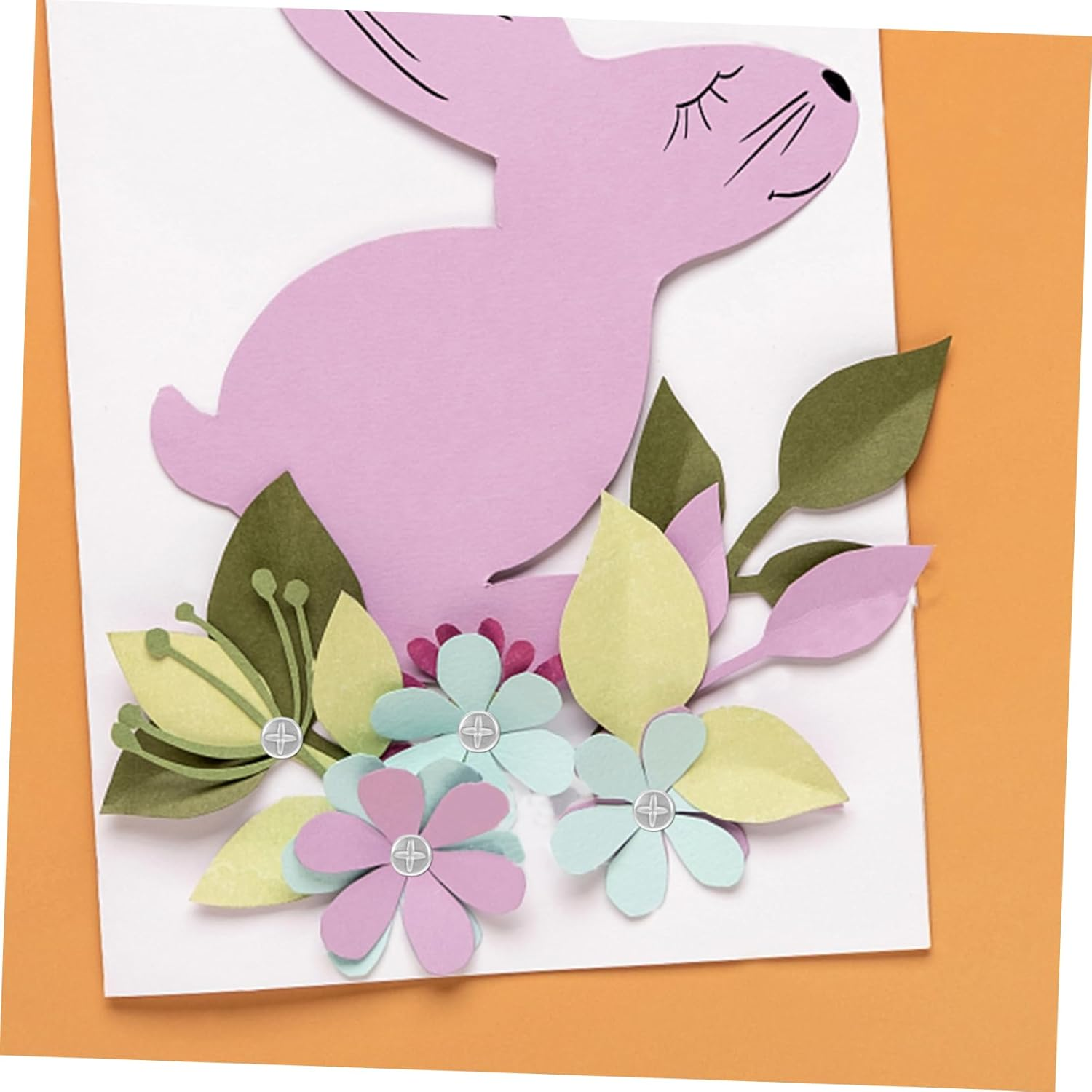 OSALADI 100Pcs Scrapbooking Paper Fasteners Fasteners for Crafts Decorative Nails for Boys and Girls DIY image number 5