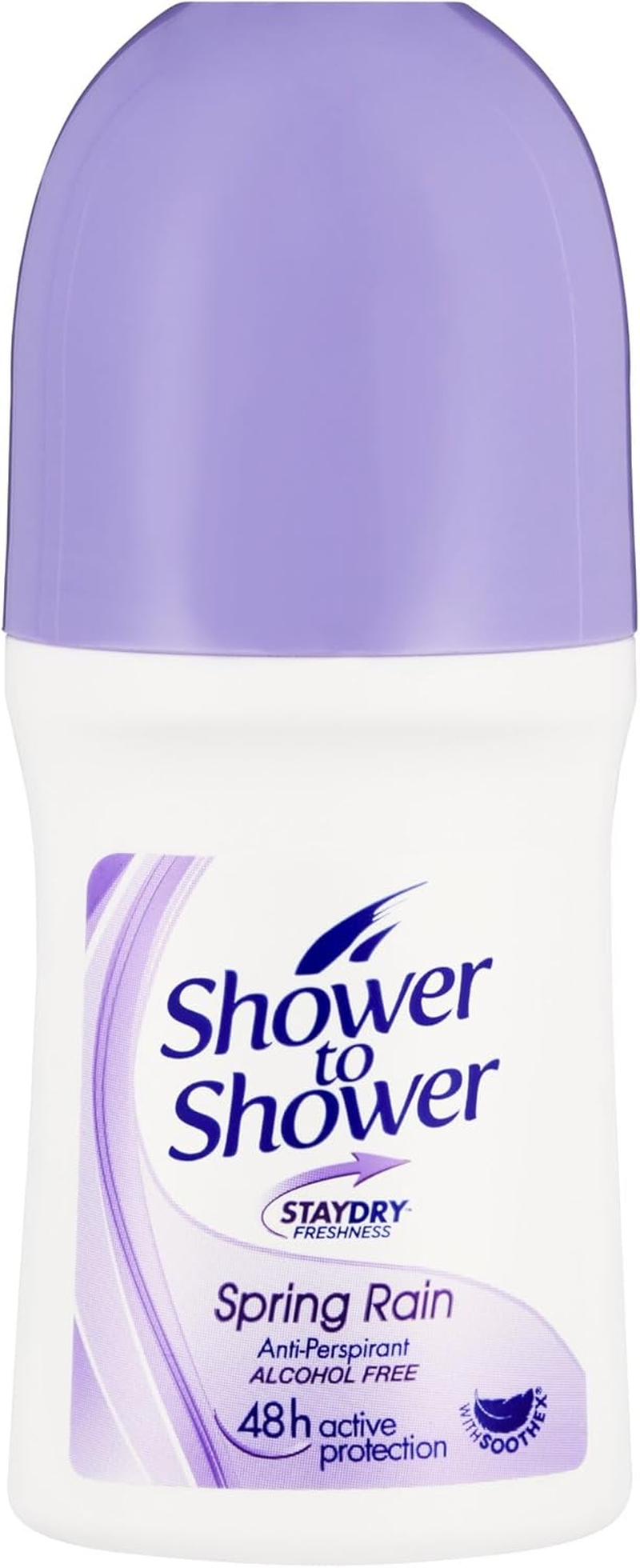 Shower to Shower Ladies Roll on Spring Rain 50Ml image number 1