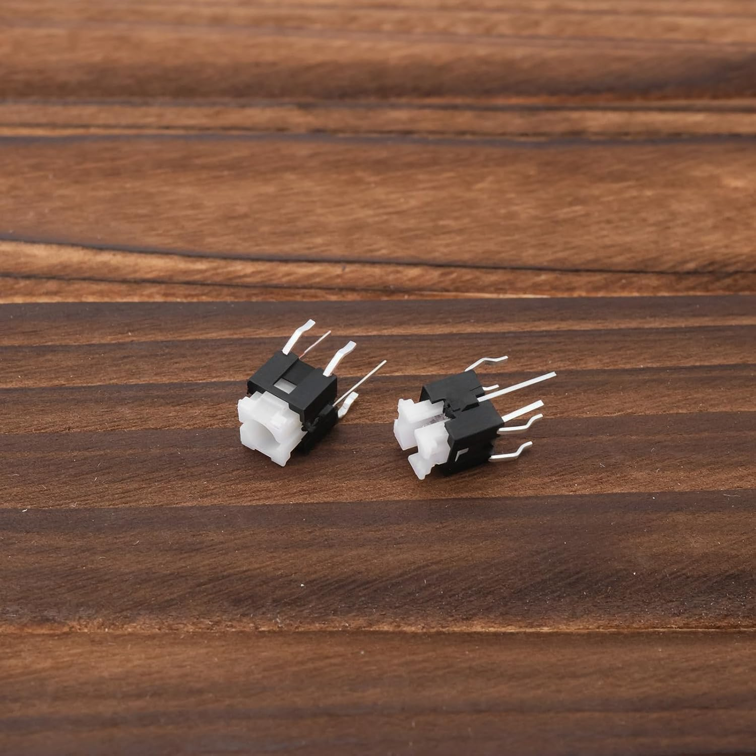 Be in Your Mind 20Pcs Power Switch Button 6Pin Push Button Tactile Momentary Switch for Game Buttons Instruments Computers 6X6X7.2Mm(Red Light Blue Light Yellow Light White Light Emerald Green Light) image number 3