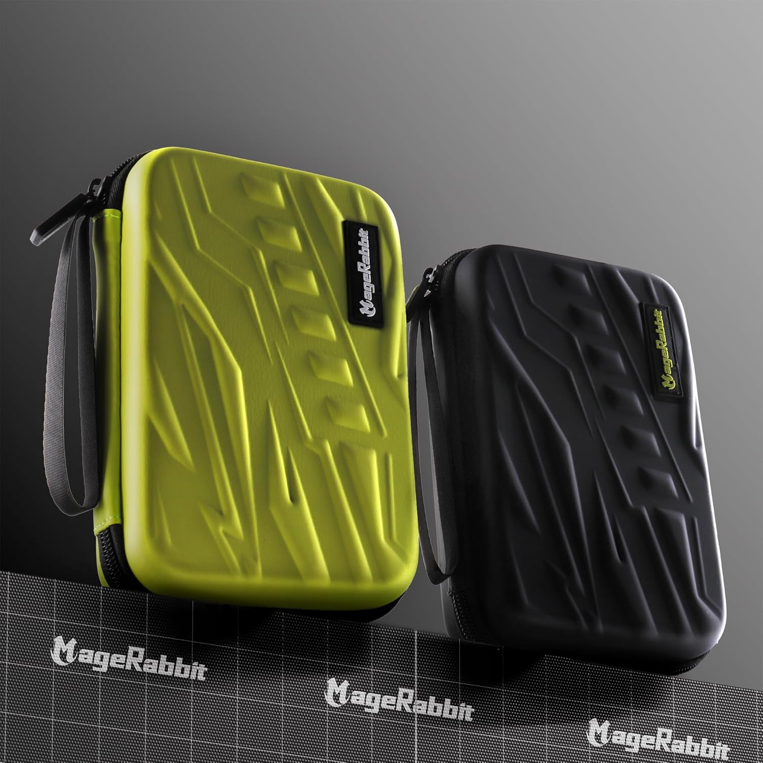 Magerabbit Darts Case, Storage for 6 Darts, Tips, Shafts and Flights, Carrying Case (Black) image number 5