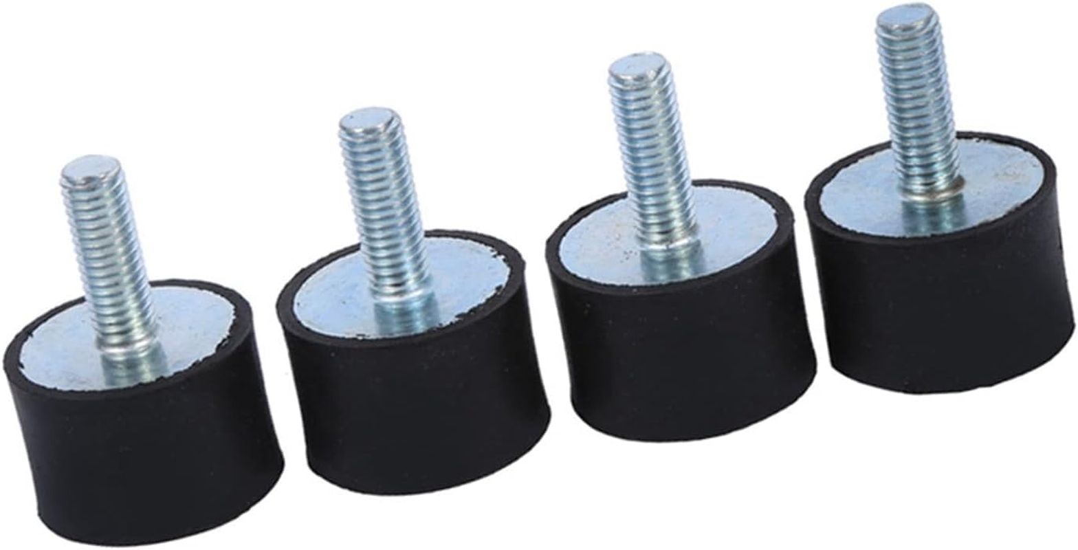 4X M8 Rubber Assembly anti -Vibration Mounts Bobbin for Air Compressors, Instruments - for Noise Reduction and Stability Control (VD30*20 M8*23) image number 3