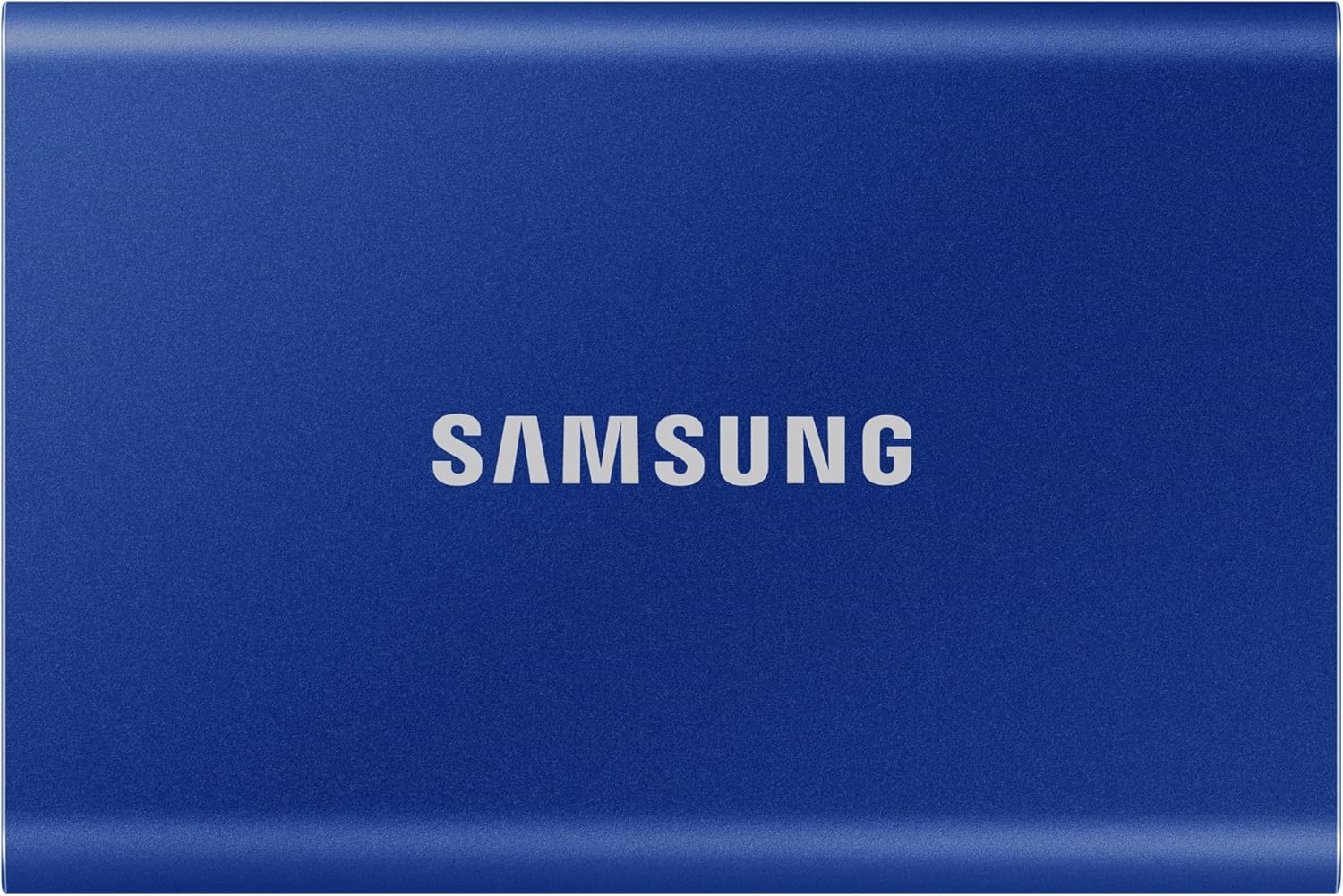 Samsung Portable SSD T7, 1TB, Indigo Blue, USB3.2, Type-C, R/W(Max) 1,050Mb/S, Aluminium Case image number 7