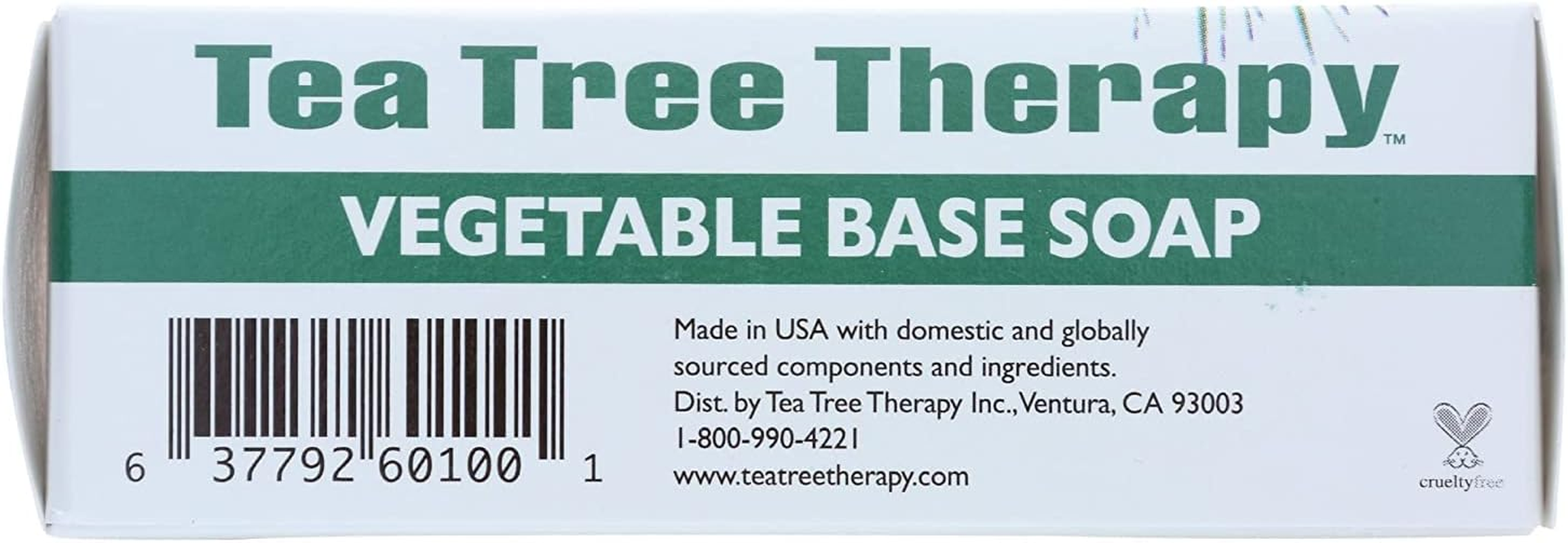 (4-Pack) - Tea Tree Therapy, Soap Bar, Vegetable Base, 120Ml (4-Pack) image number 3