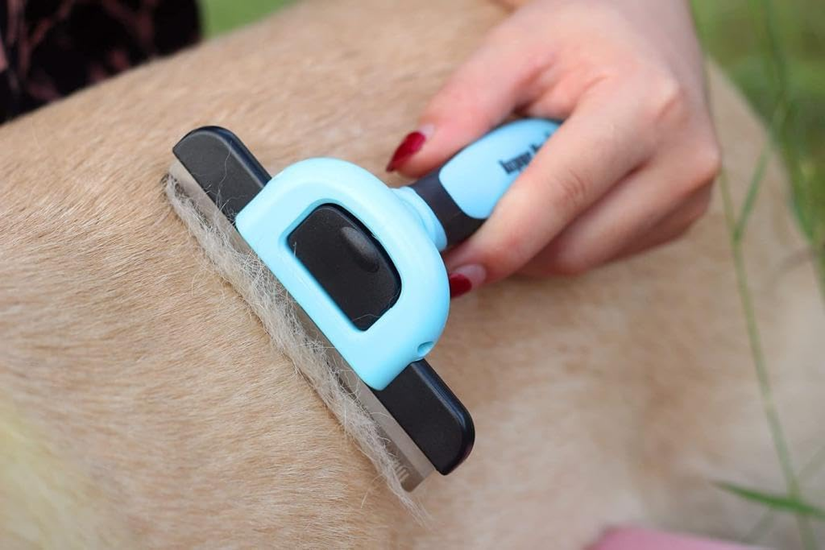 Pet Grooming Brush Cat Brush for Shedding and Grooming Dog Brush for Shedding Deshedding Brush for Cats Furminator Cat Undercoat Brush Effectively Reduces Shedding by up to 95% for Short Medium and Long Hair image number 1