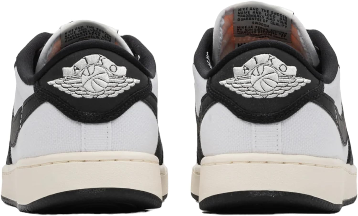 Nike Men'S Air Jordan 1 Low Shoes White/Black-Sail DX4981-100 7 image number 5