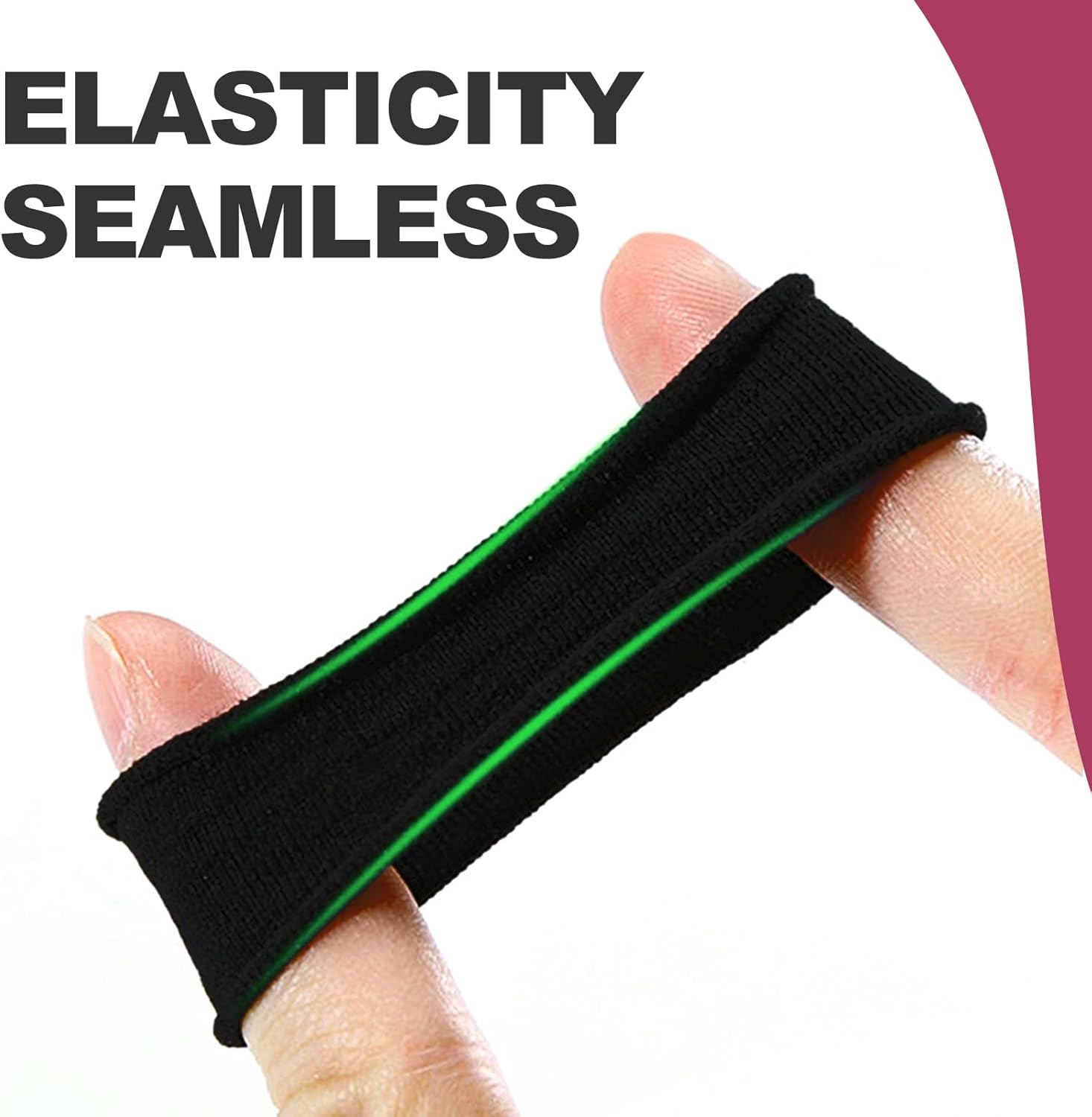 Hanyousheng Pack of 50 Hair Bobbles, 8 Mm Hair Scrunchies, Ladies, Hair Bobbles, Black, Hair Scrunchies, Men, Soft Braid Elastic, for Girls Men Women, Black image number 2