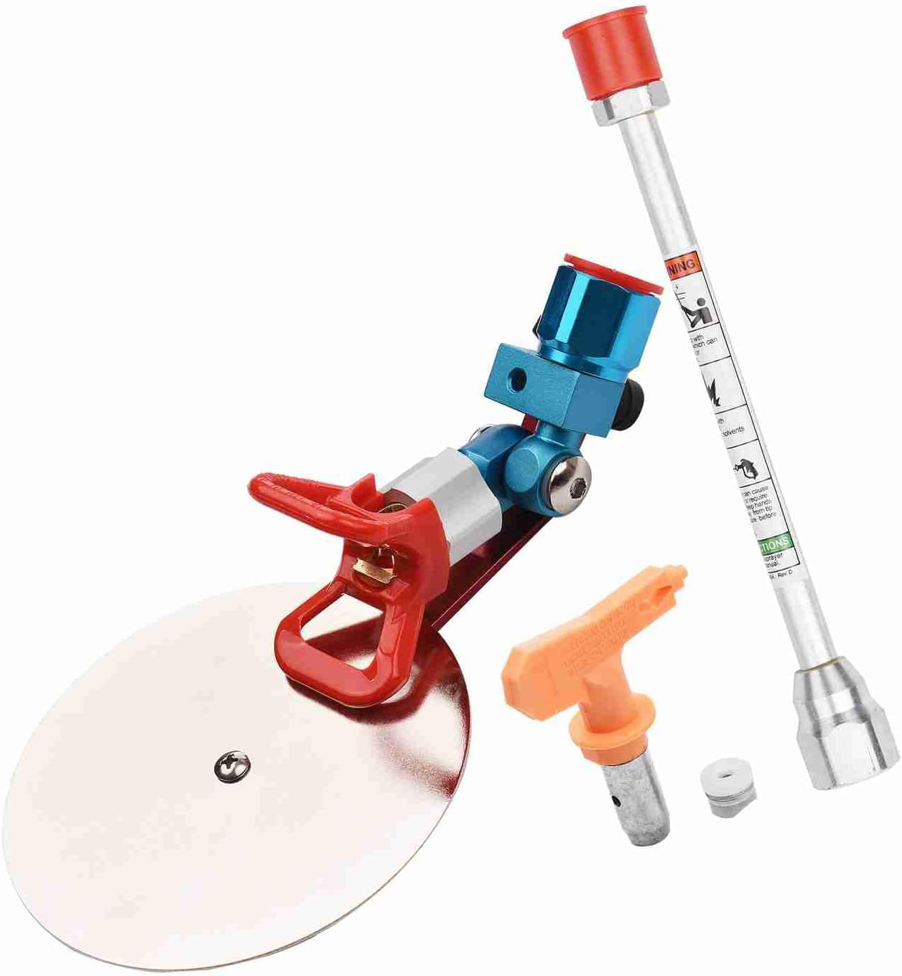 Universal Paint Spraying Accessory, Spray Guide Paint Accessory Tool for Wagner, 517 Nozzle Airless Spray Gun Edger Guide Edges Tool (With Extension Pole) image number 5