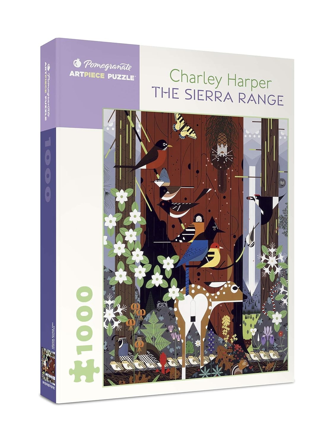 Charley Harper - the Sierra Range: 1,000 Piece Puzzle image number 3