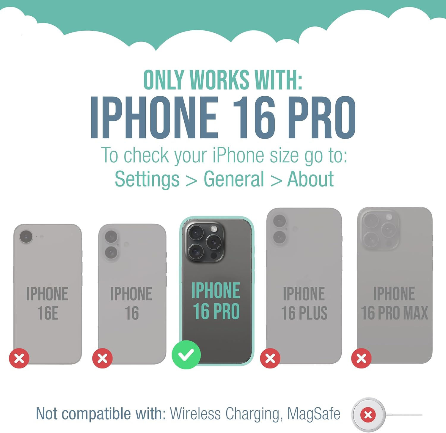 Smartish&reg; Iphone 16 Pro Wallet Case - Wallet Slayer Vol. 1 [Slim + Protective] Credit Card Holder - Drop Tested Hidden Flip Card Slot Cover Compatible with Apple Iphone 16 Pro - Black Tie Affair image number 6