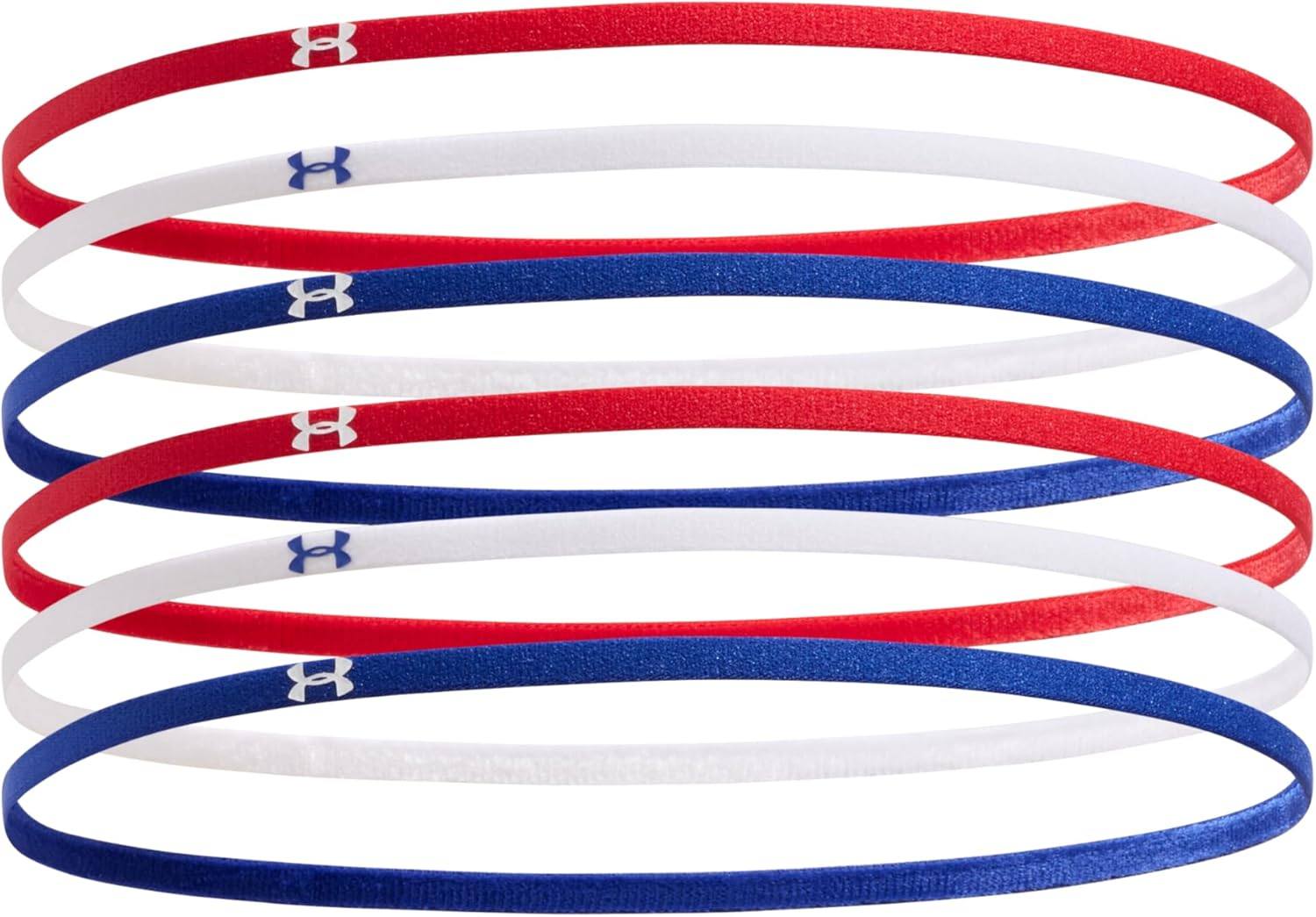 Under Armour W Mini Elastic, 6 Pack, Black/Grey (OSFM)