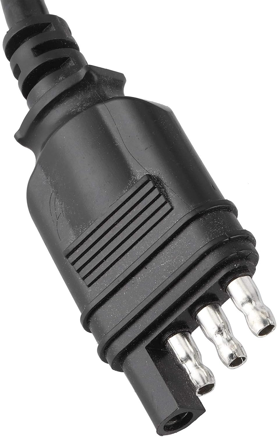 US to EU Trailer Light Converter, 4 Way Flat Connector (US Vehicle) to 7 Way round Plug (European Trailer) Trailer Light Converter, Separating Trailer Light Adapter image number 3