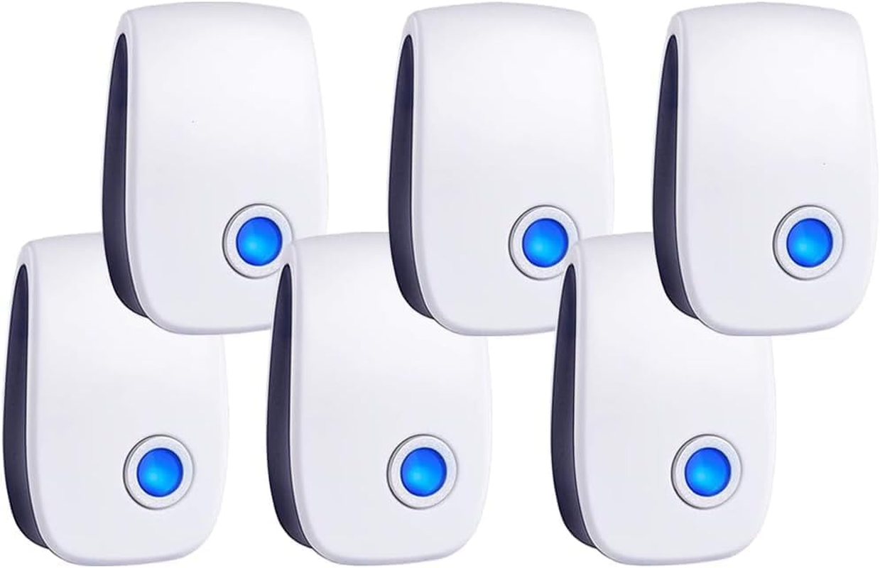 Ultrasonic Pest Control Repeller Electronic Pest Repellent Plug in Indoor Sonic Repellent for Rodents Cockroach Bug Roach Insects Mice Mouse Spiders Mosquitoes (6 Pack) image number 3
