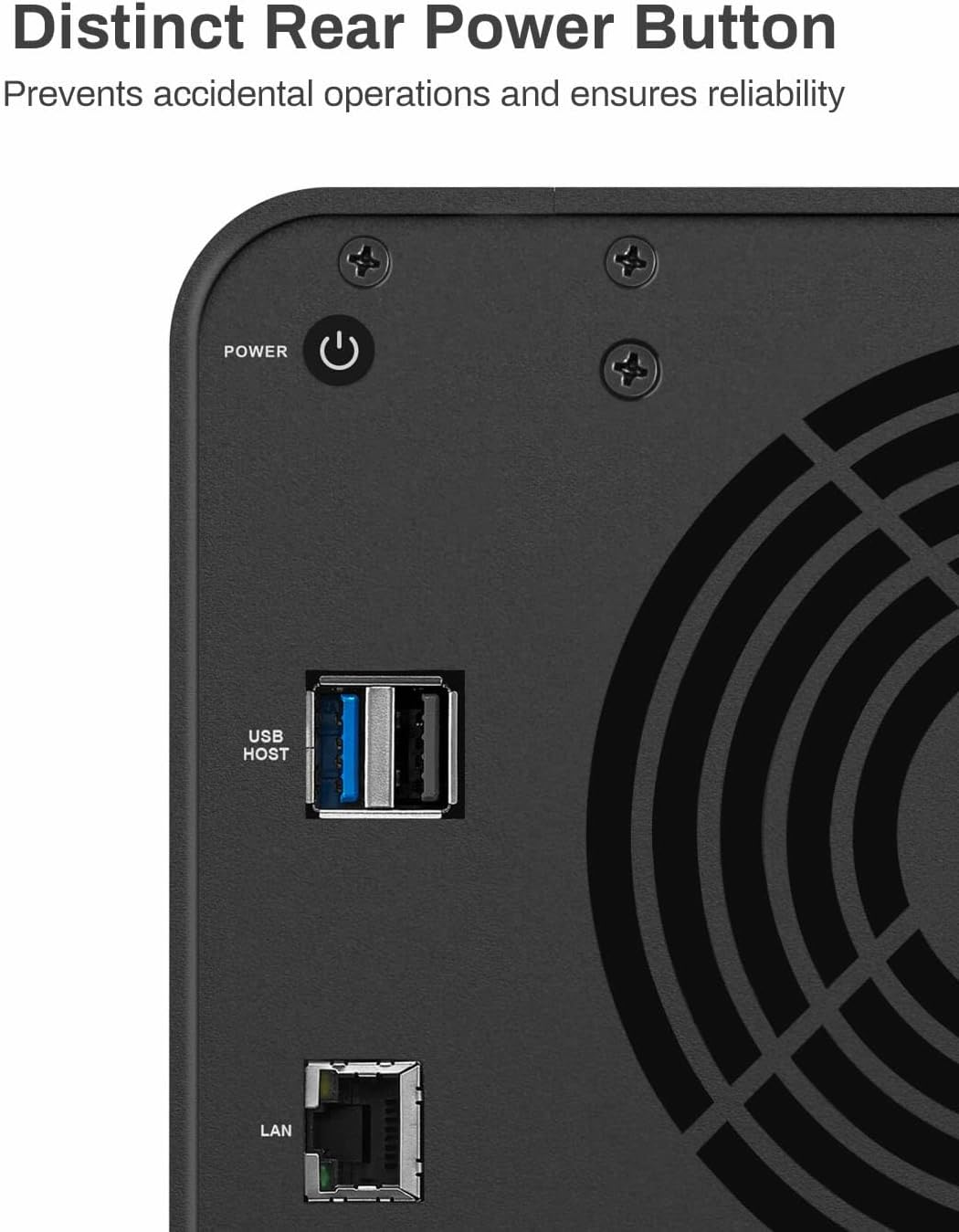 TERRAMASTER F4-212 4 Bay NAS - Quad Core CPU, DDR4 RAM, Network Attached Storage Personal Cloud with Rich Backup Solutions (Diskless) image number 4