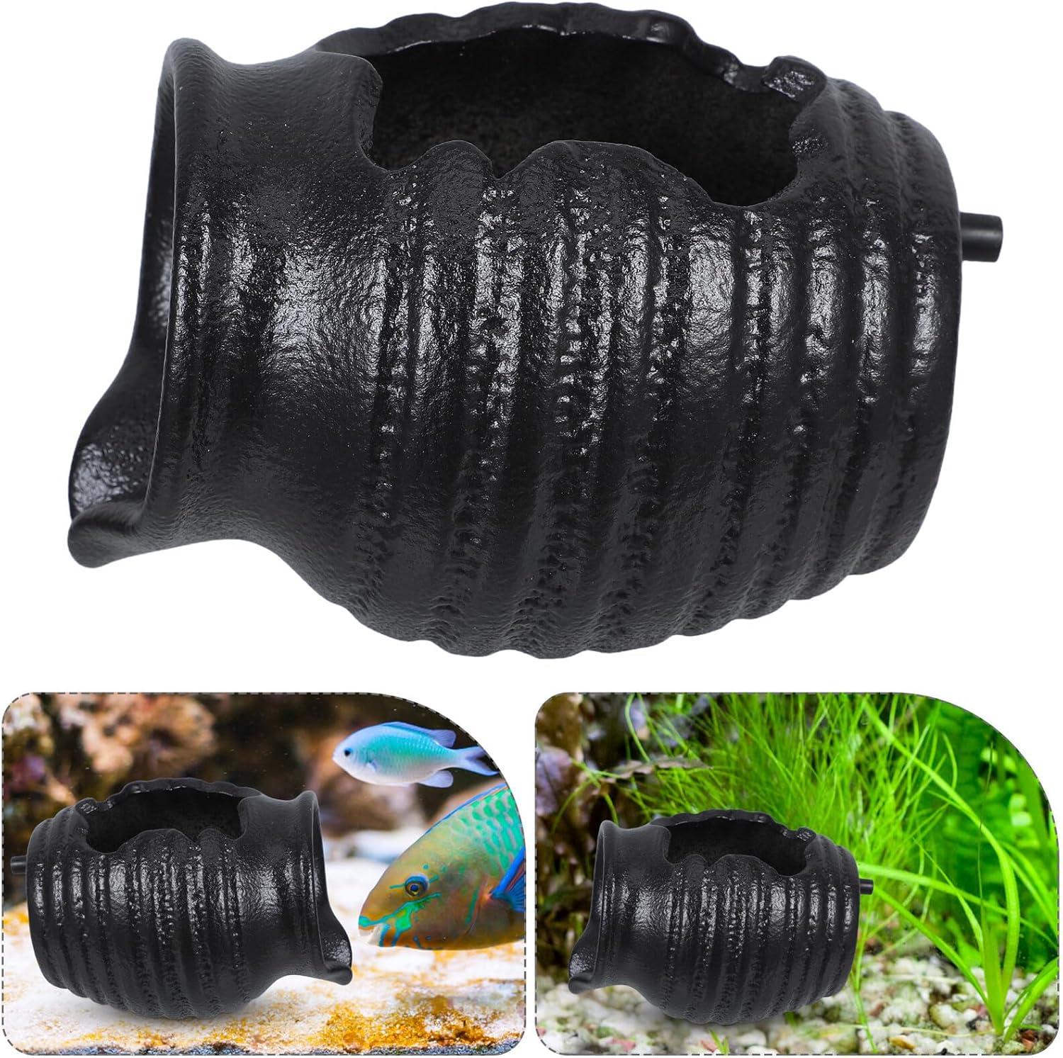 Bestonzon Ceramic Fountain Spitter Jar Shaped Spout for Indoor Hydroponic Plants and Garden Decor Classic Waterfall Design Easy Installation for Fish Tanks and Outdoor Water Features image number 4